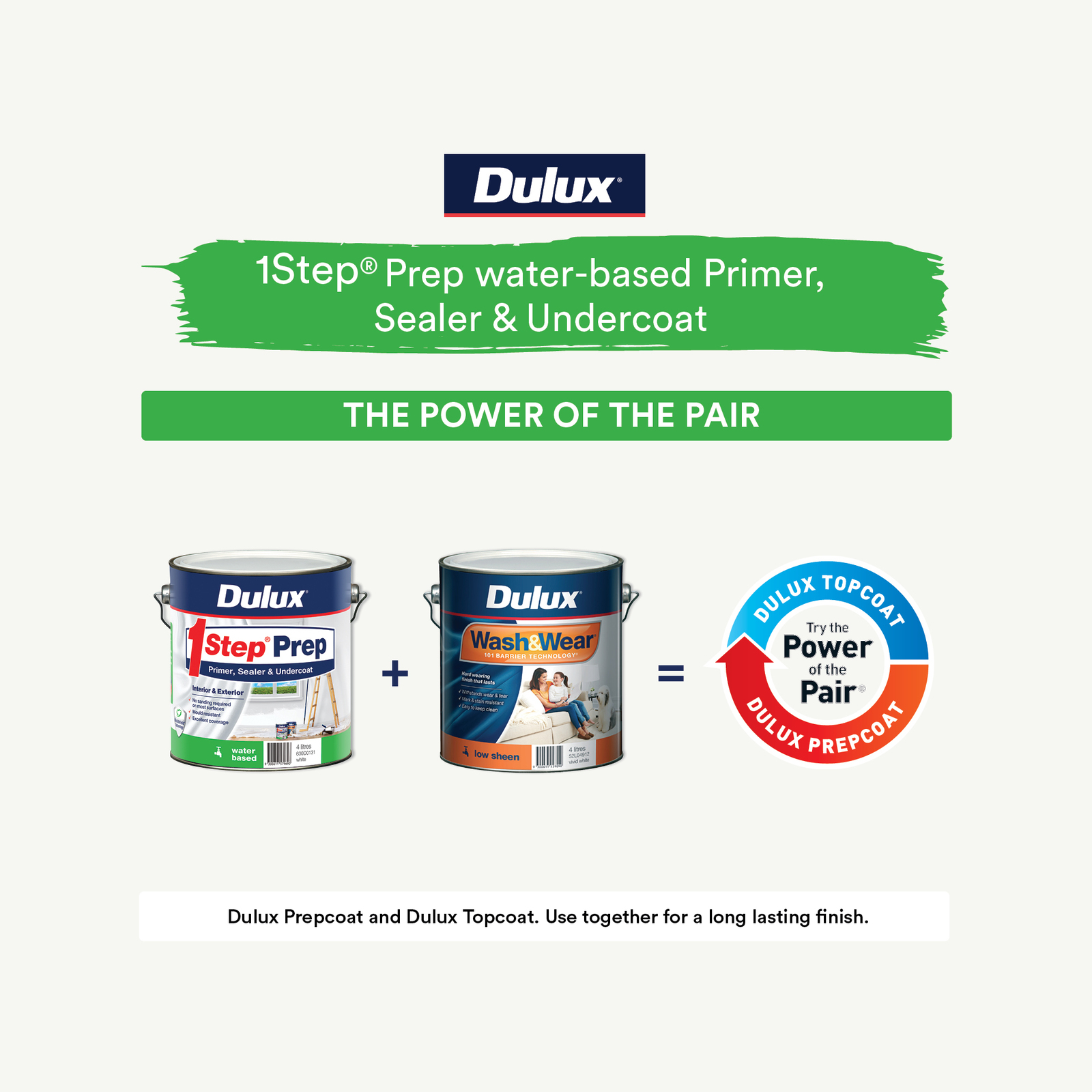 Dulux 1Step Prep Primer, Sealer & Undercoat 1L
