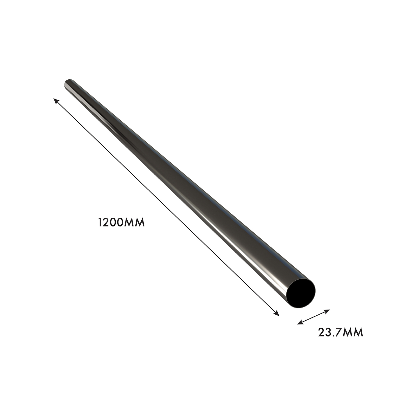Flexi Storage Home Solutions 1200mm Stainless Steel Hanging Rod 5 Flexi Storage Home Solutions 1200mm Stainless Steel Hanging Rod