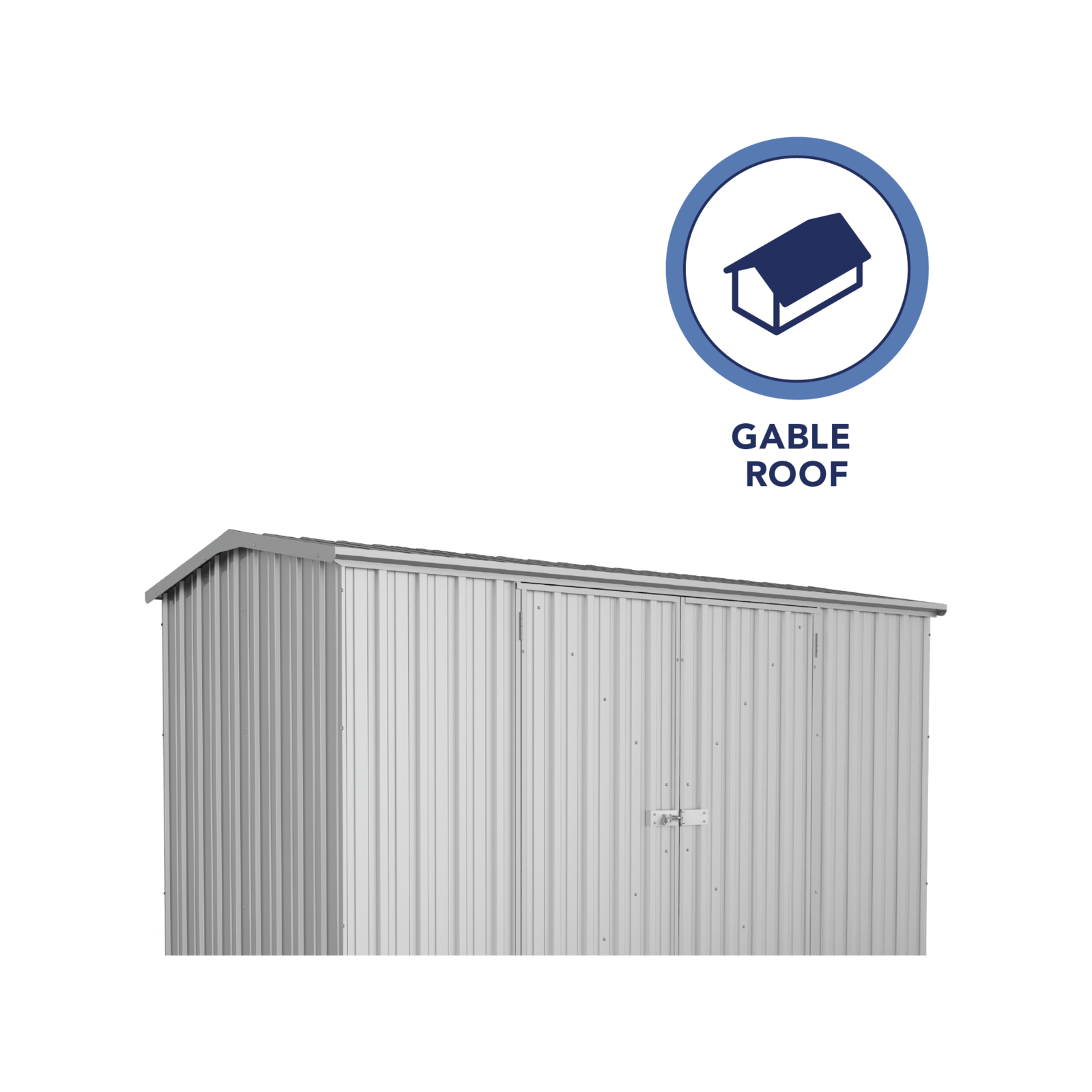 Absco Sheds 3.0 x 1.52 x 1.95m Zincalume Premier Double Door Garden Shed 7 Absco Sheds 3.0 x 1.52 x 1.95m Zincalume Premier Double Door Garden Shed