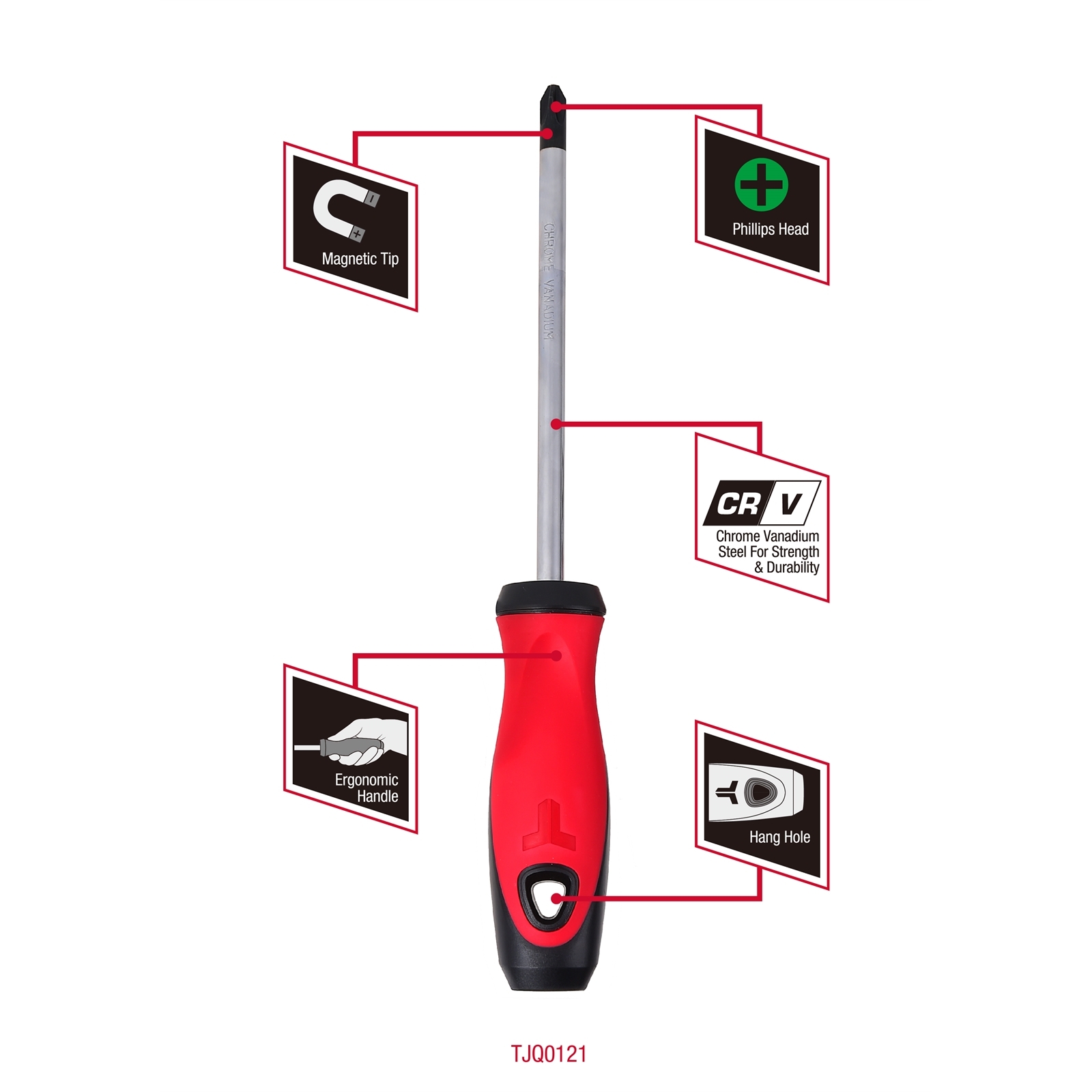 Trojan 150mm No 3 Phillips Screwdriver 4 Trojan 150mm No 3 Phillips Screwdriver