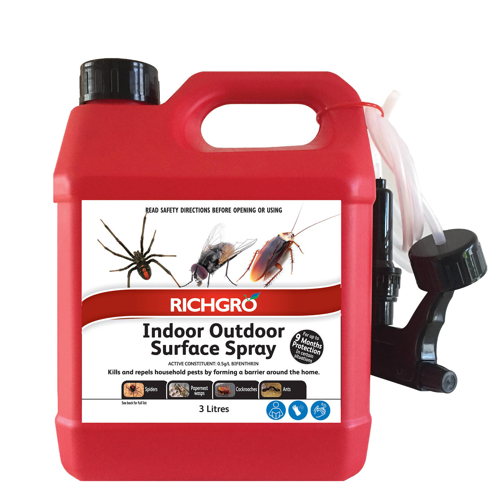 Richgro 3L Indoor Outdoor Surface Spray
