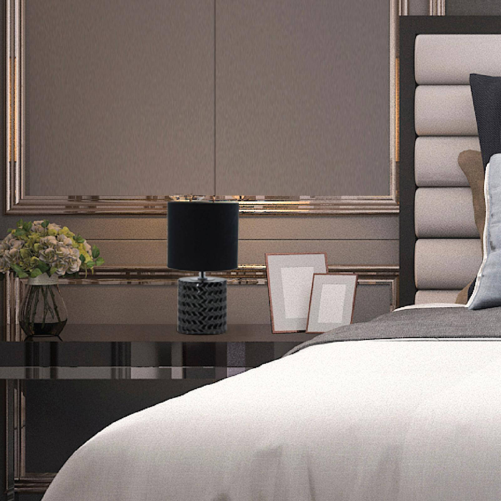 Home Design Black Classe Table Lamp