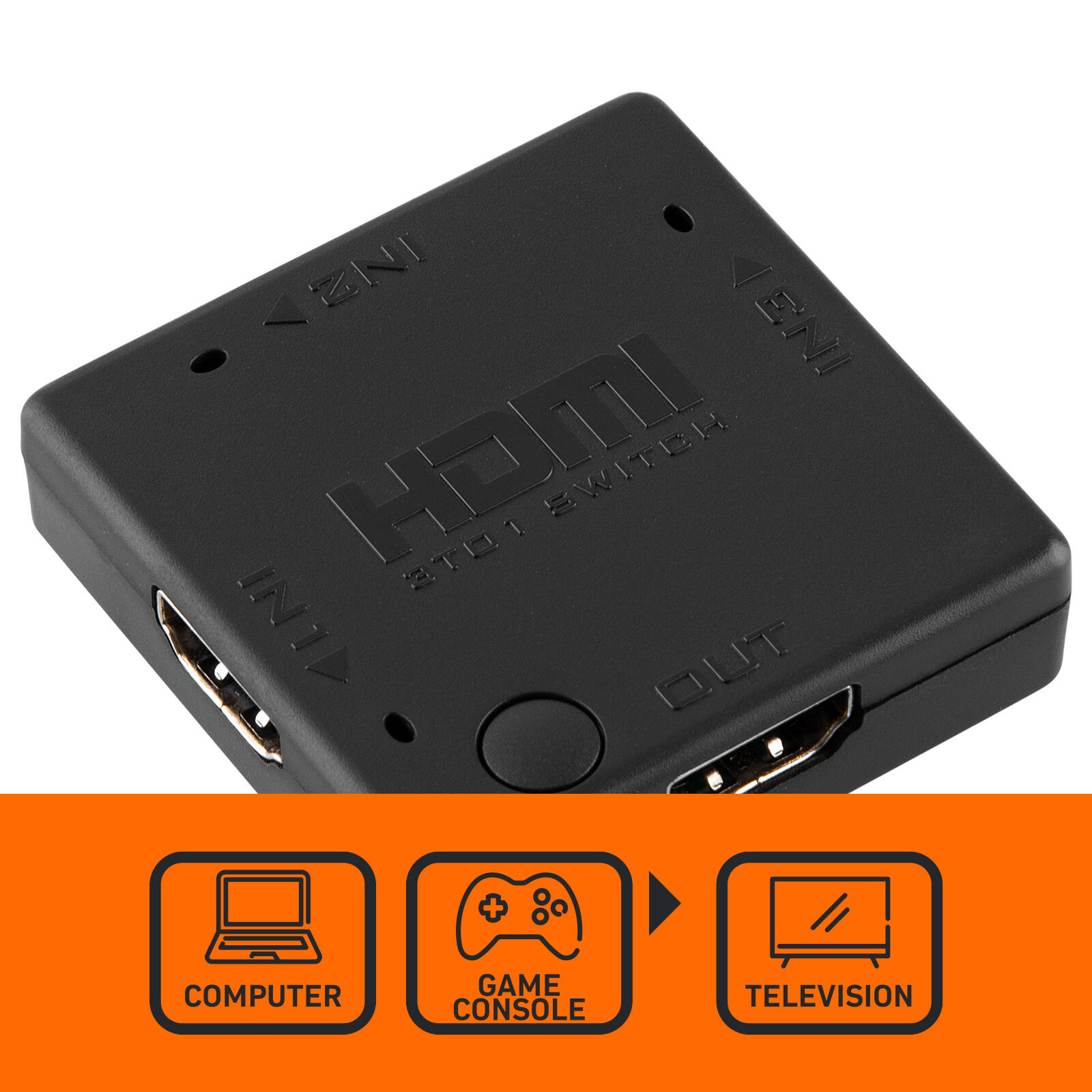 Antsig 4K Adaptor AAC - HDMI 3 Way Switch