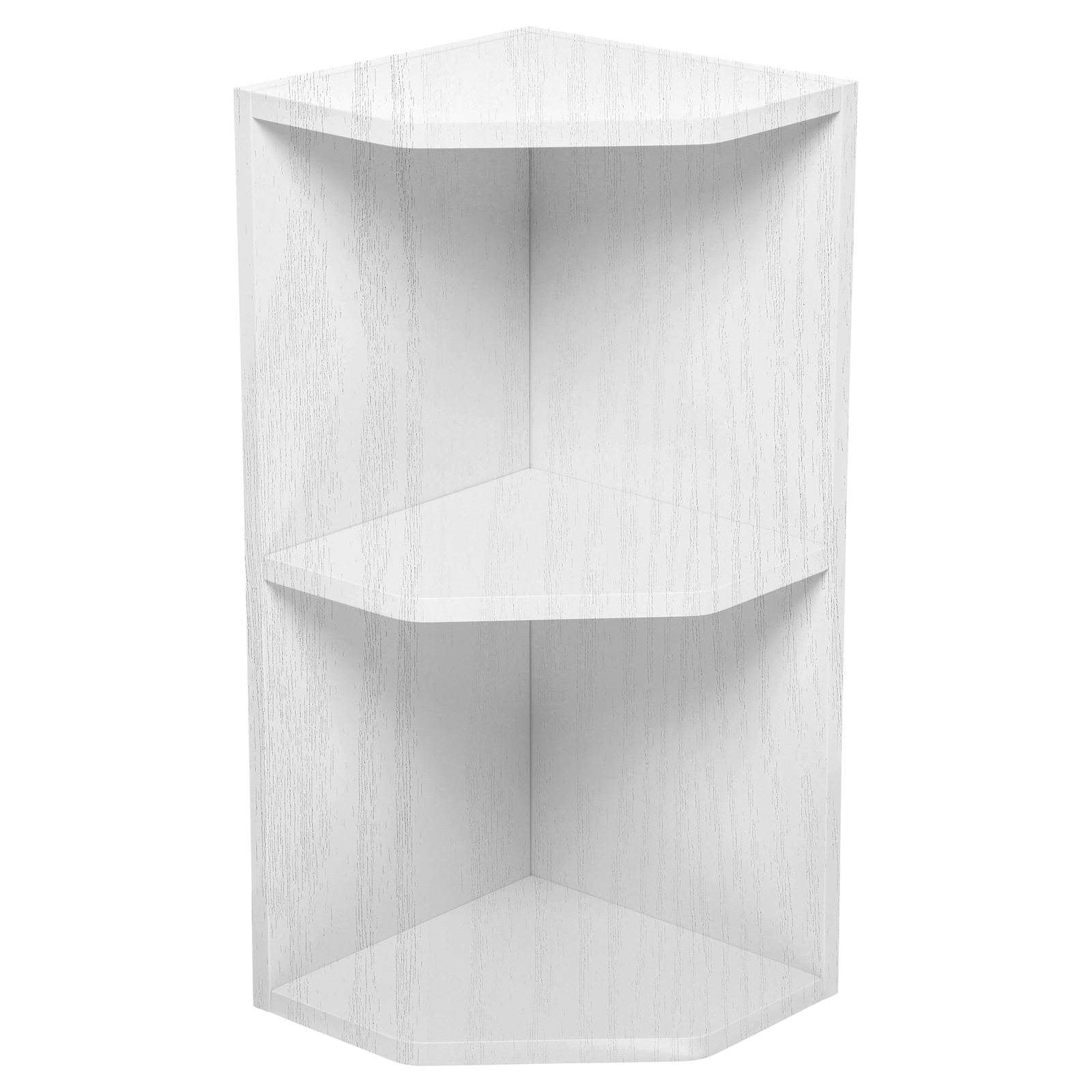 Kaboodle Provincial White Open End Wall Cabinet