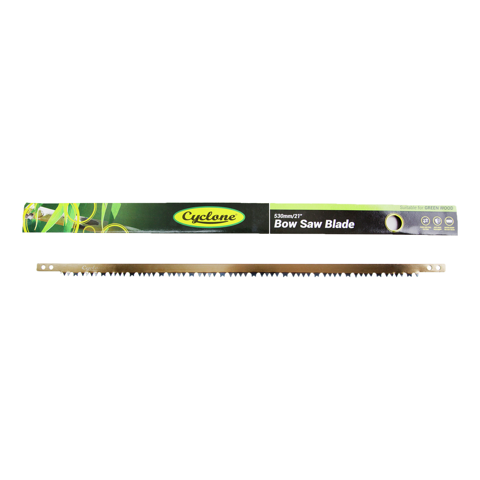 Cyclone 21" Green Bow Saw Blade