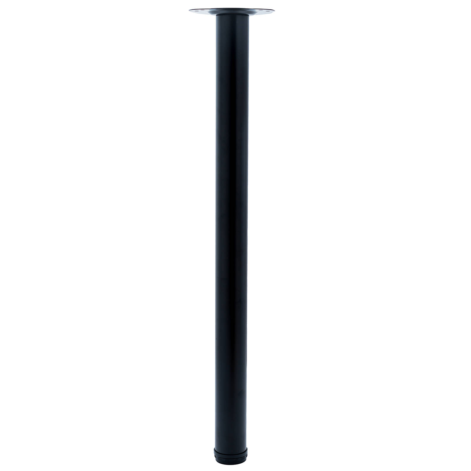 Taskmaster 700 x 50mm Black Steel Table Leg