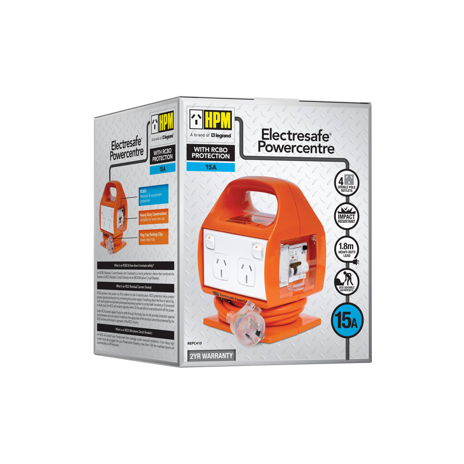 HPM 15 AMP Electresafe Power Centre