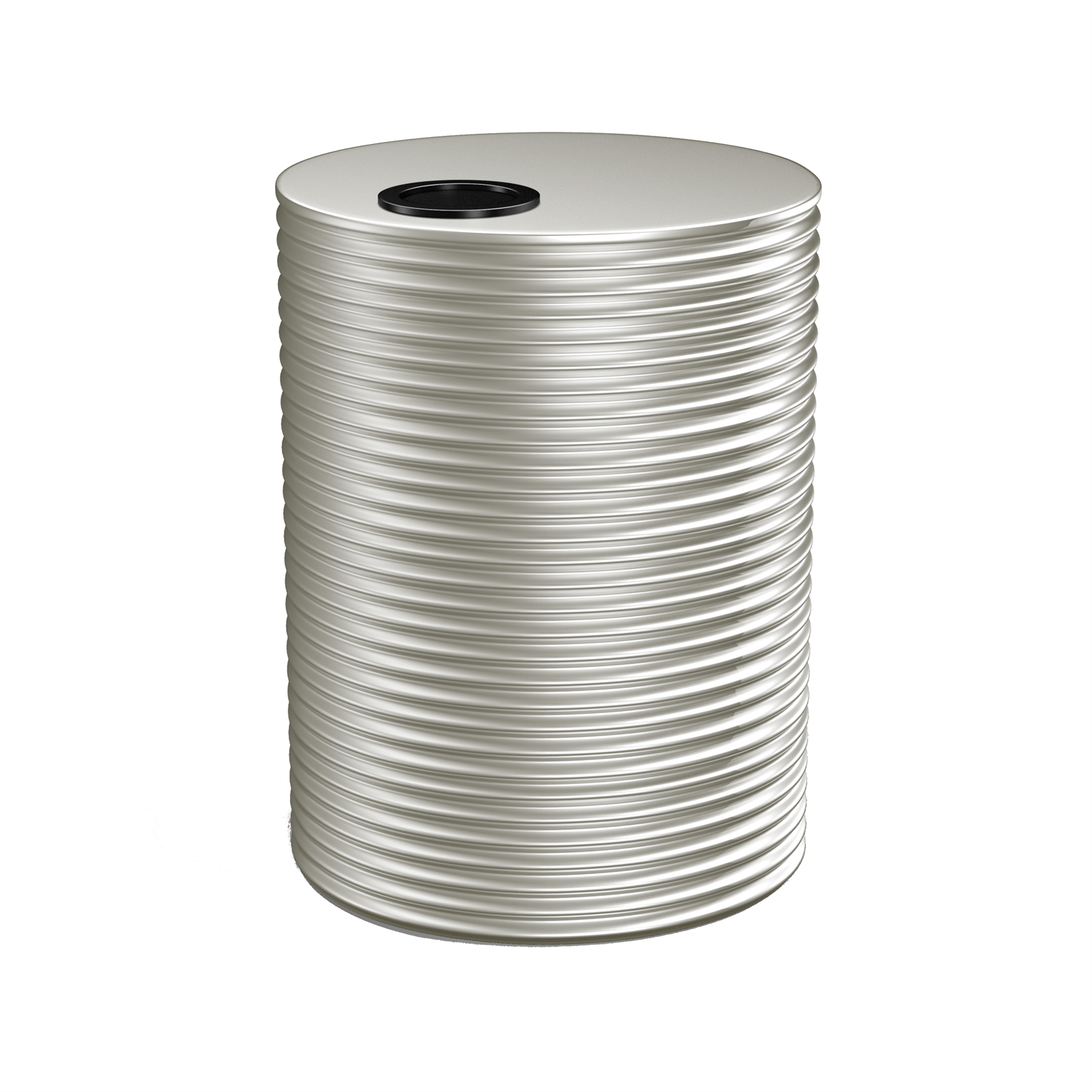 Kingspan 10000L Round Steel Water Tank - Shale Grey 2700mm x 1860mm