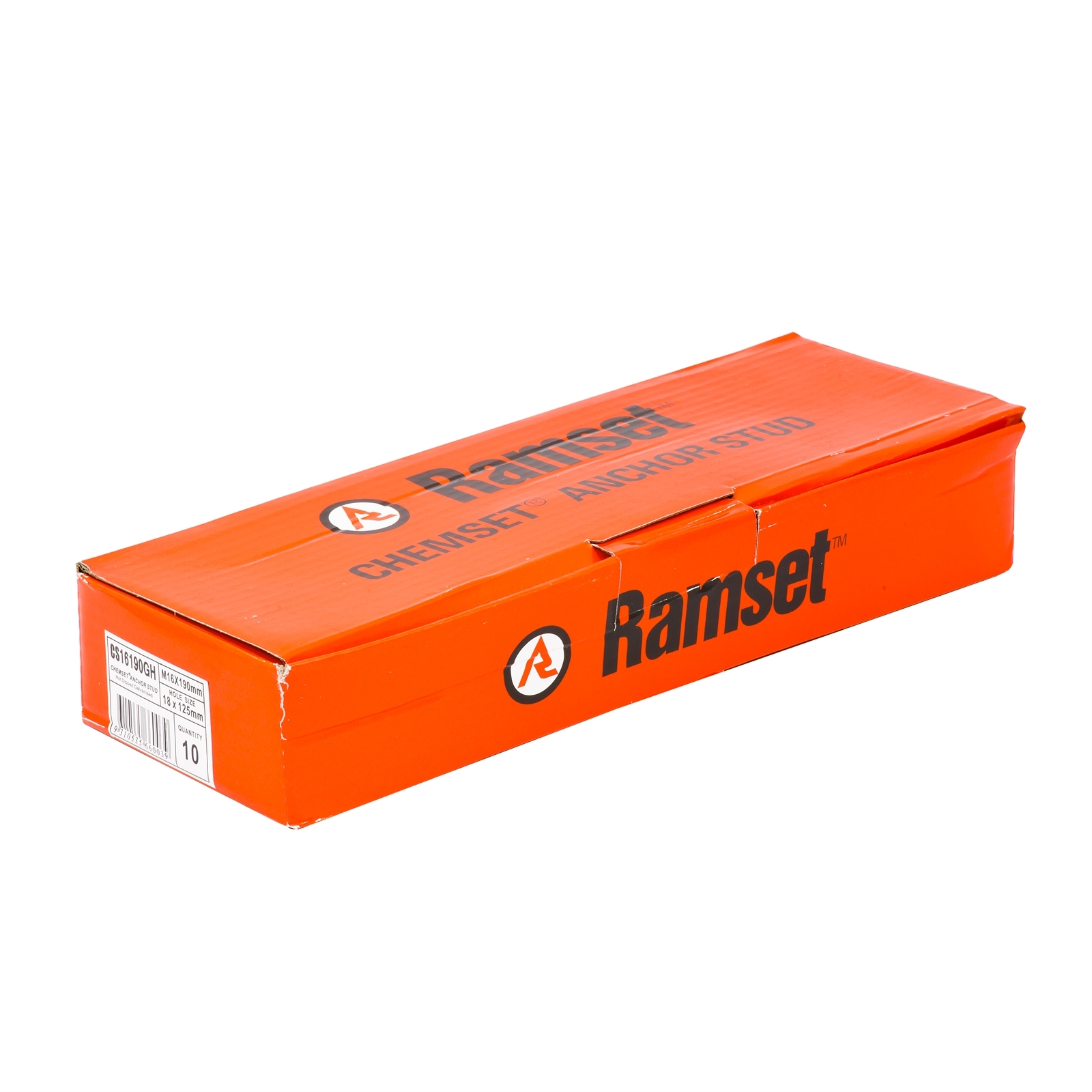 Ramset M16 x 190mm Chemset Anchor Stud Galvanised - 10 Pack