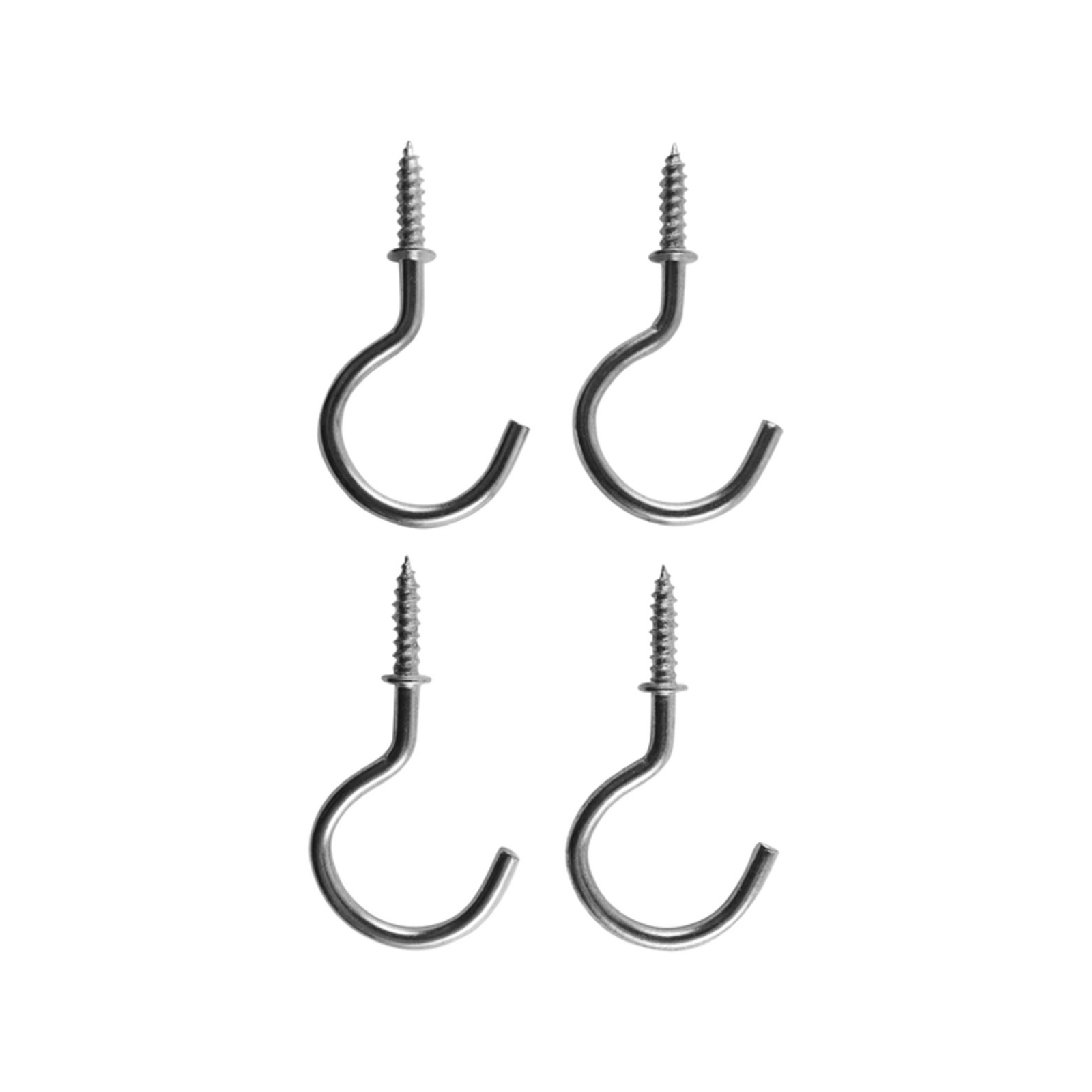 Everhang 22mm Zinc Plated Cup Hook - 4 Pack