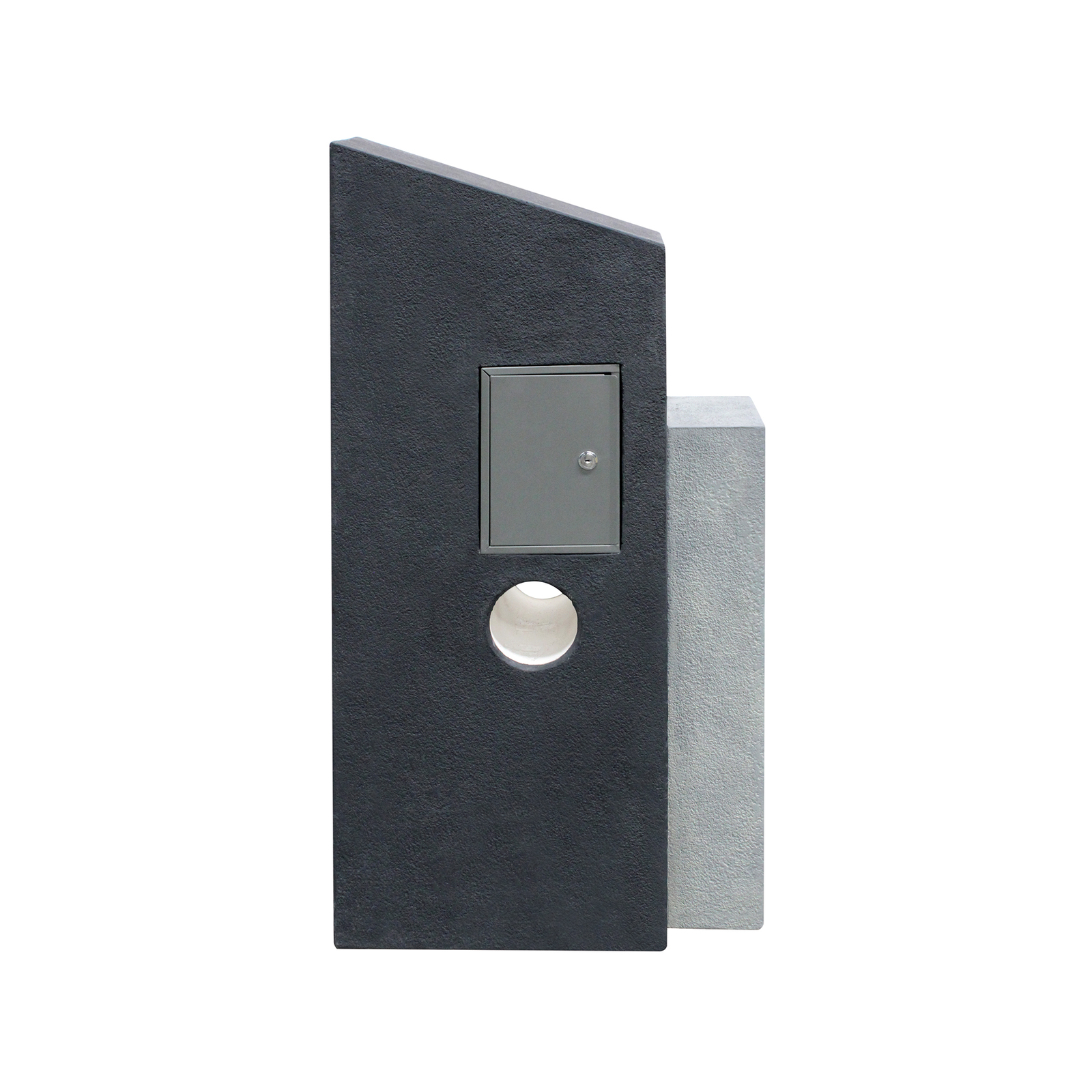 Northcote Pottery Grey And Charcoal Elite Avonlea Pillar Letterbox 3 Northcote Pottery Grey And Charcoal Elite Avonlea Pillar Letterbox