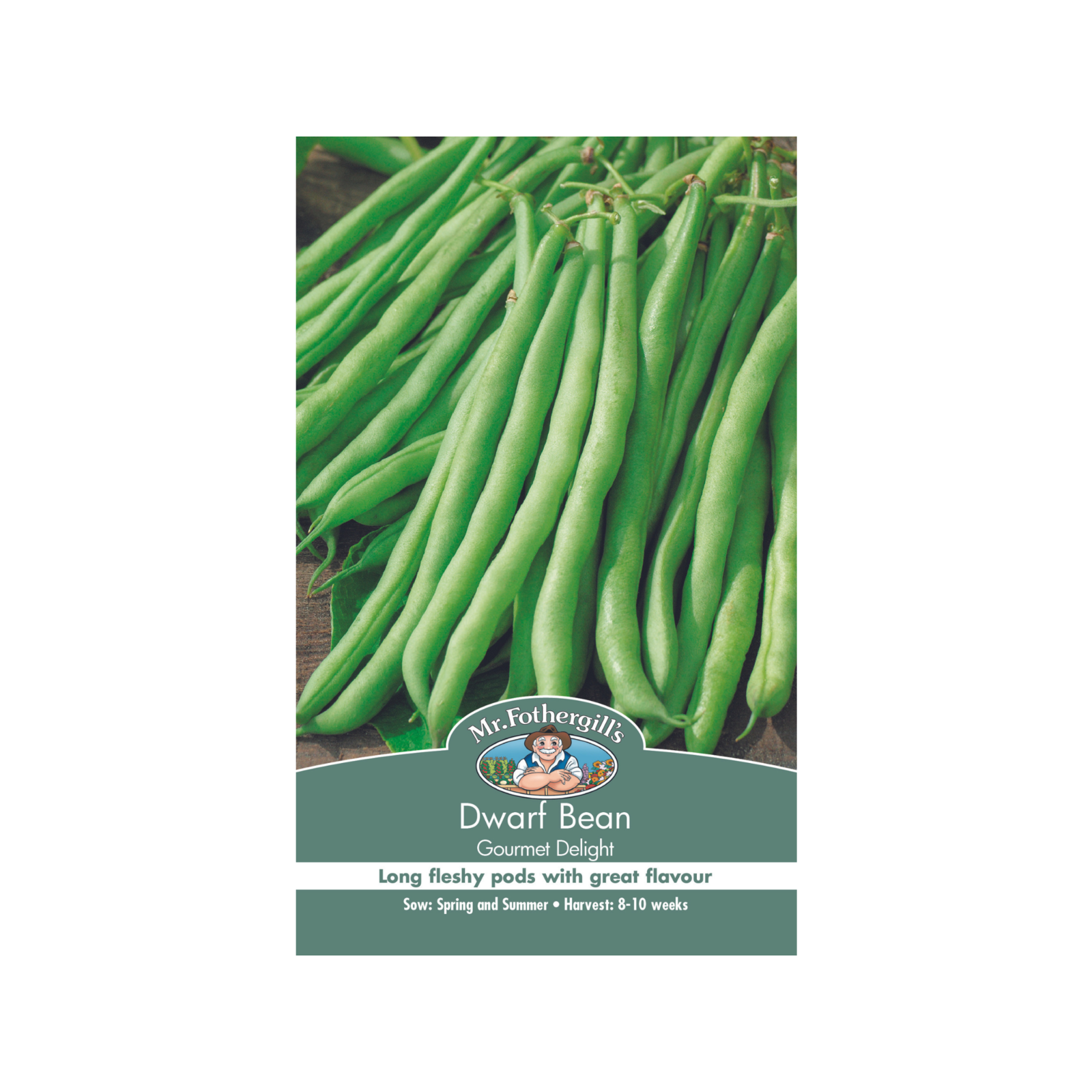 Mr Fothergill's Gourmet Delight Dwarf Bean Vegetable Seeds