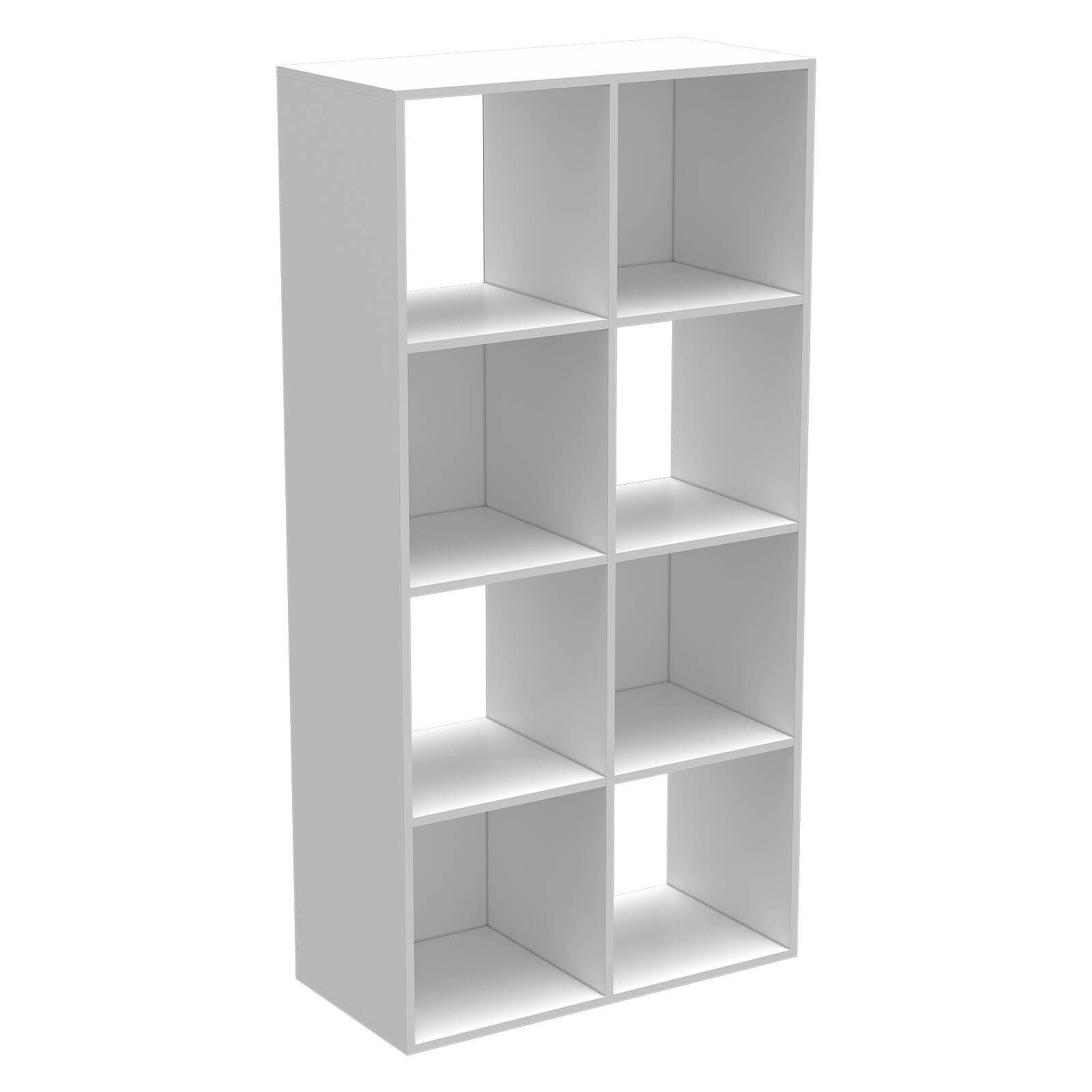 Flexi Storage Clever Cube White 2 x 4 Compact Storage Unit