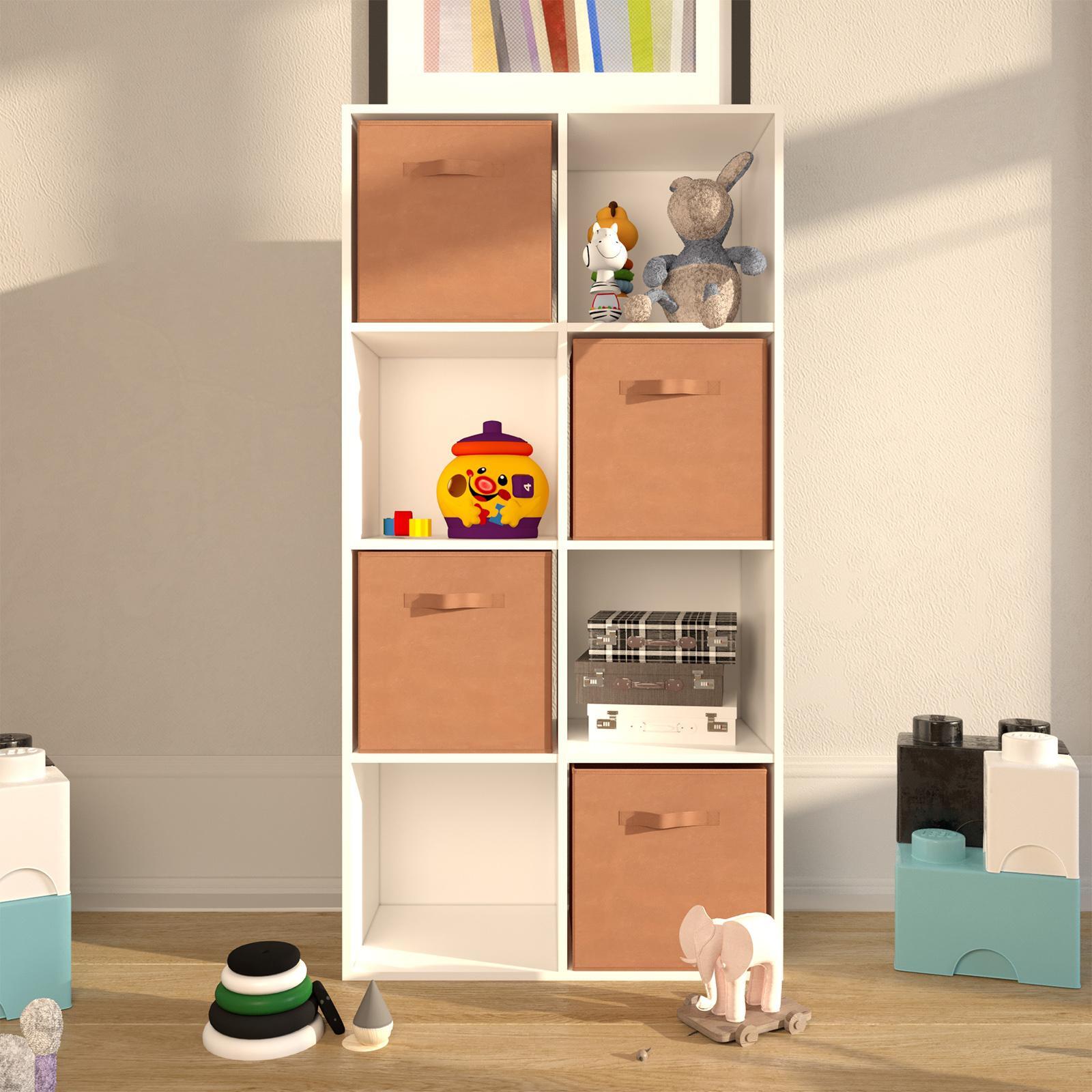 Flexi Storage Clever Cube White 2 x 4 Compact Storage Unit