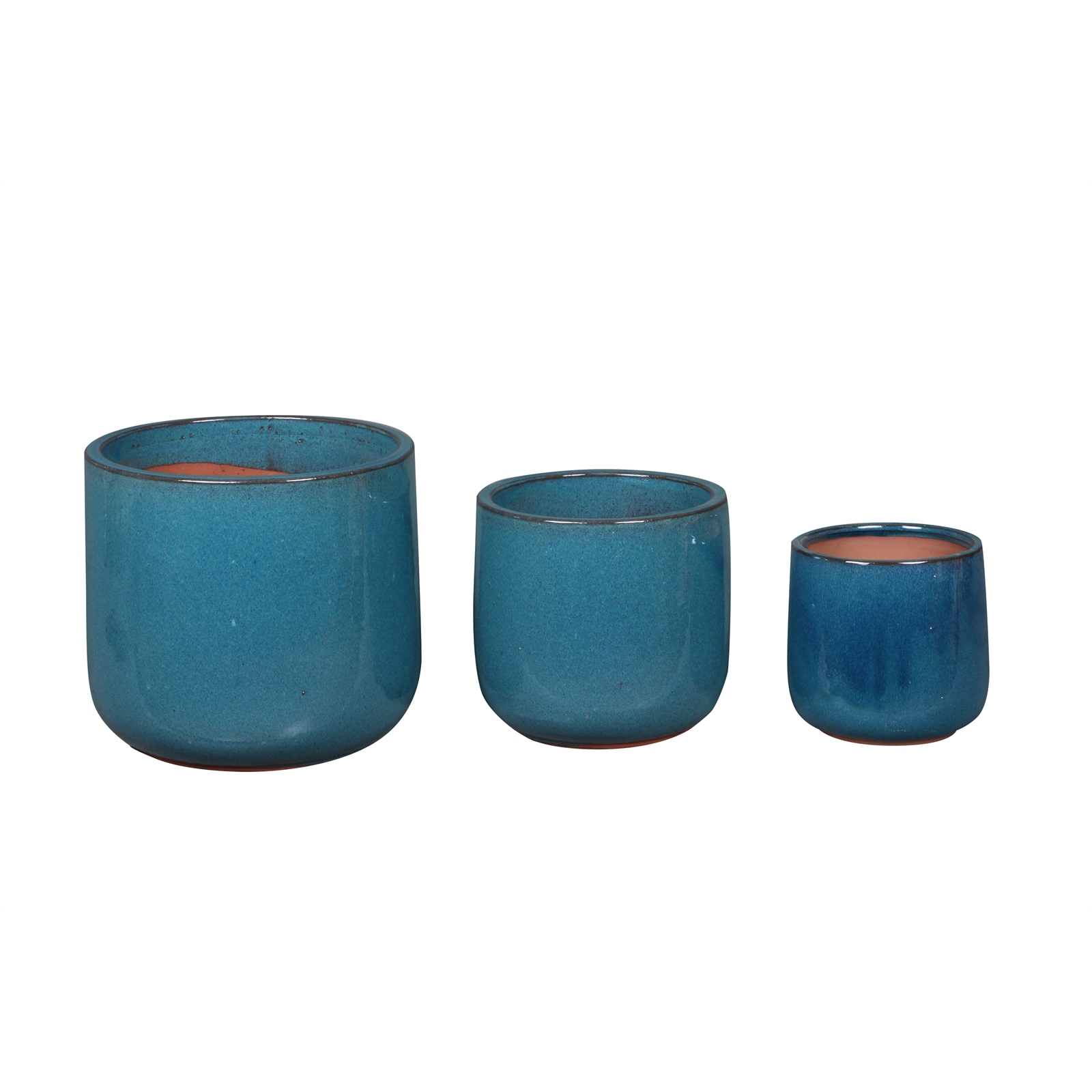 Northcote Pottery 16cm Forest Green Oslo Drum Pot - 160mm