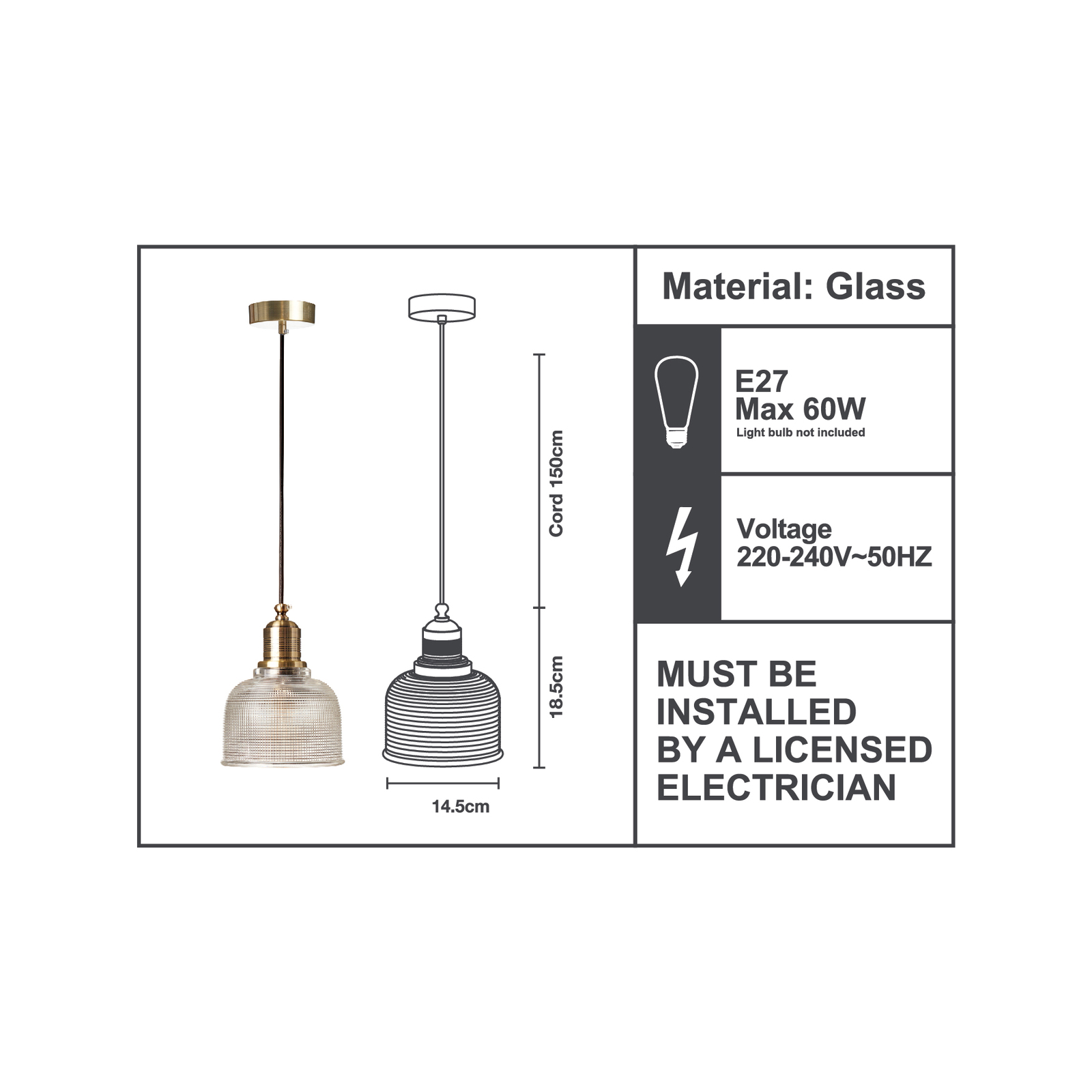 Home Design Brass Look Small Antica Pendant Light