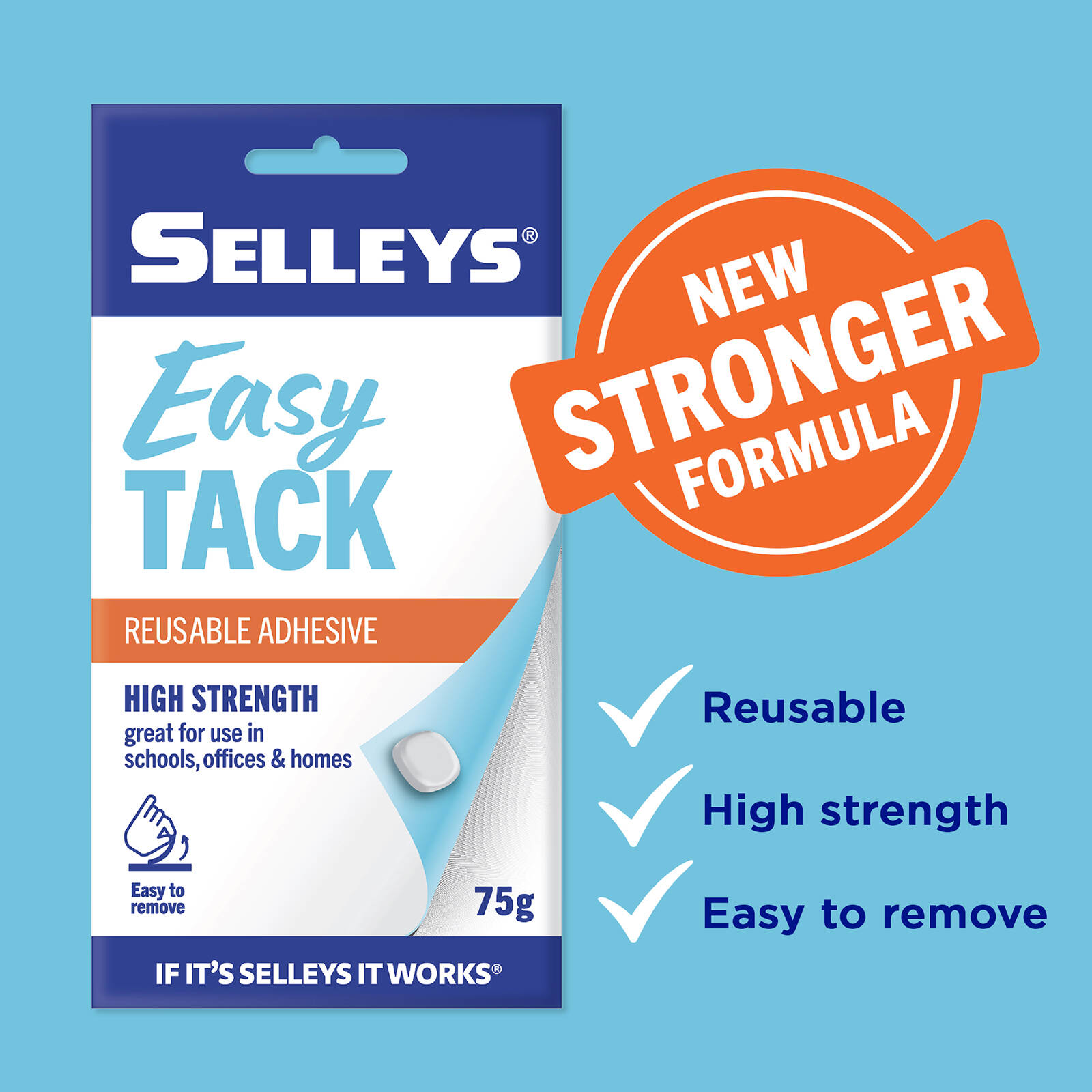 Selleys 75g Easy Tack 3 Selleys 75g Easy Tack