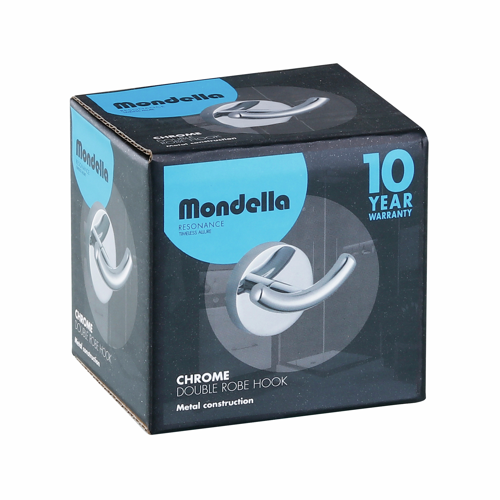 Mondella Chrome Resonance Double Robe Hook