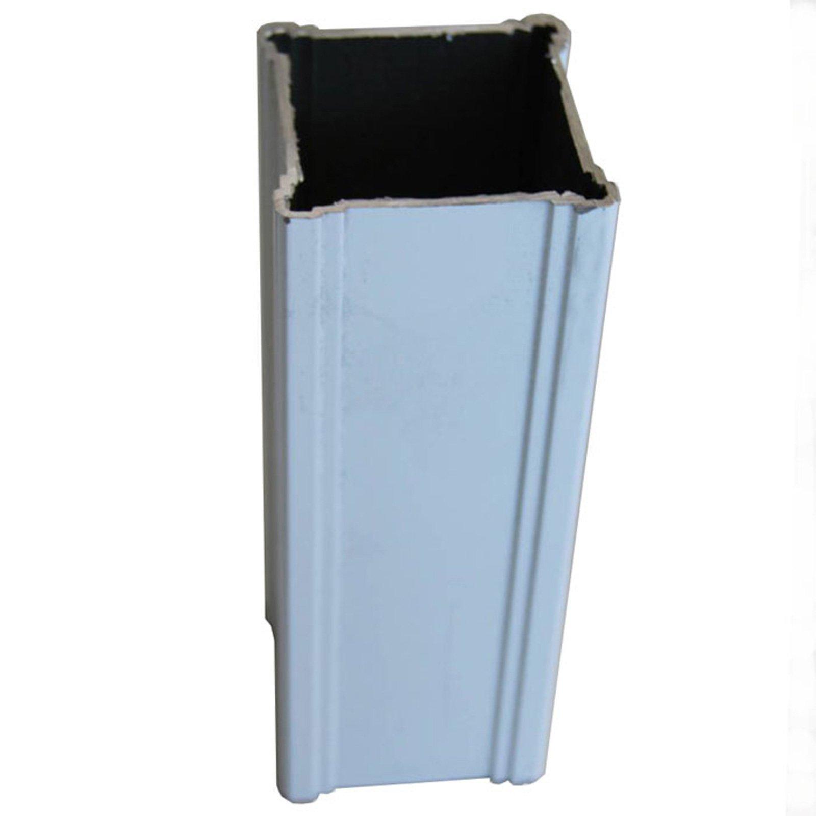 Alyspan 65mm x 2.4m Gloss White Aluminium Post