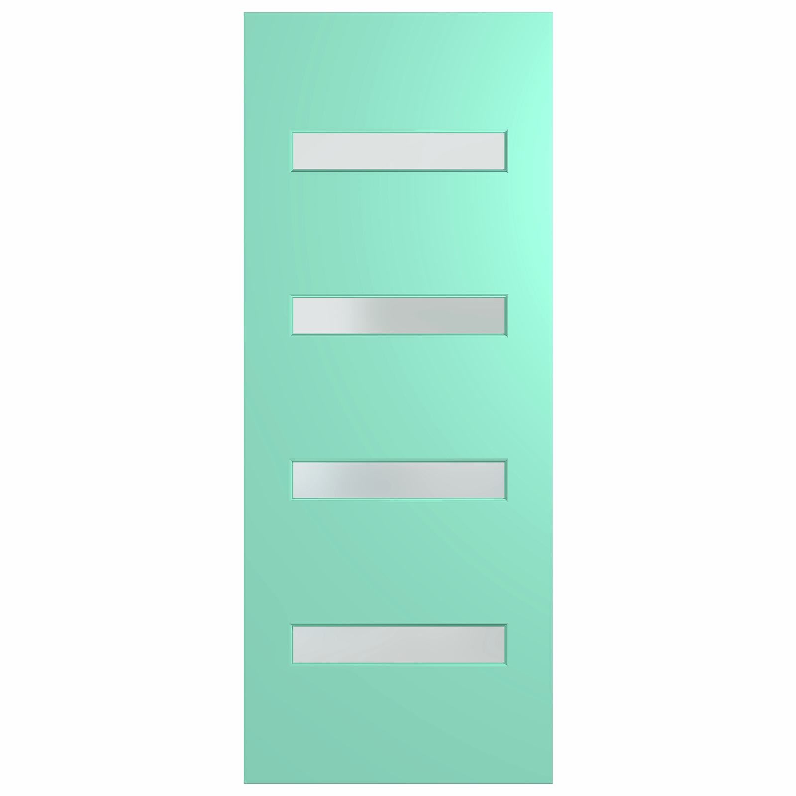 Hume 2040 x 1200 x 40mm Entrance Door Duracote Newington Translucent Glass XN5