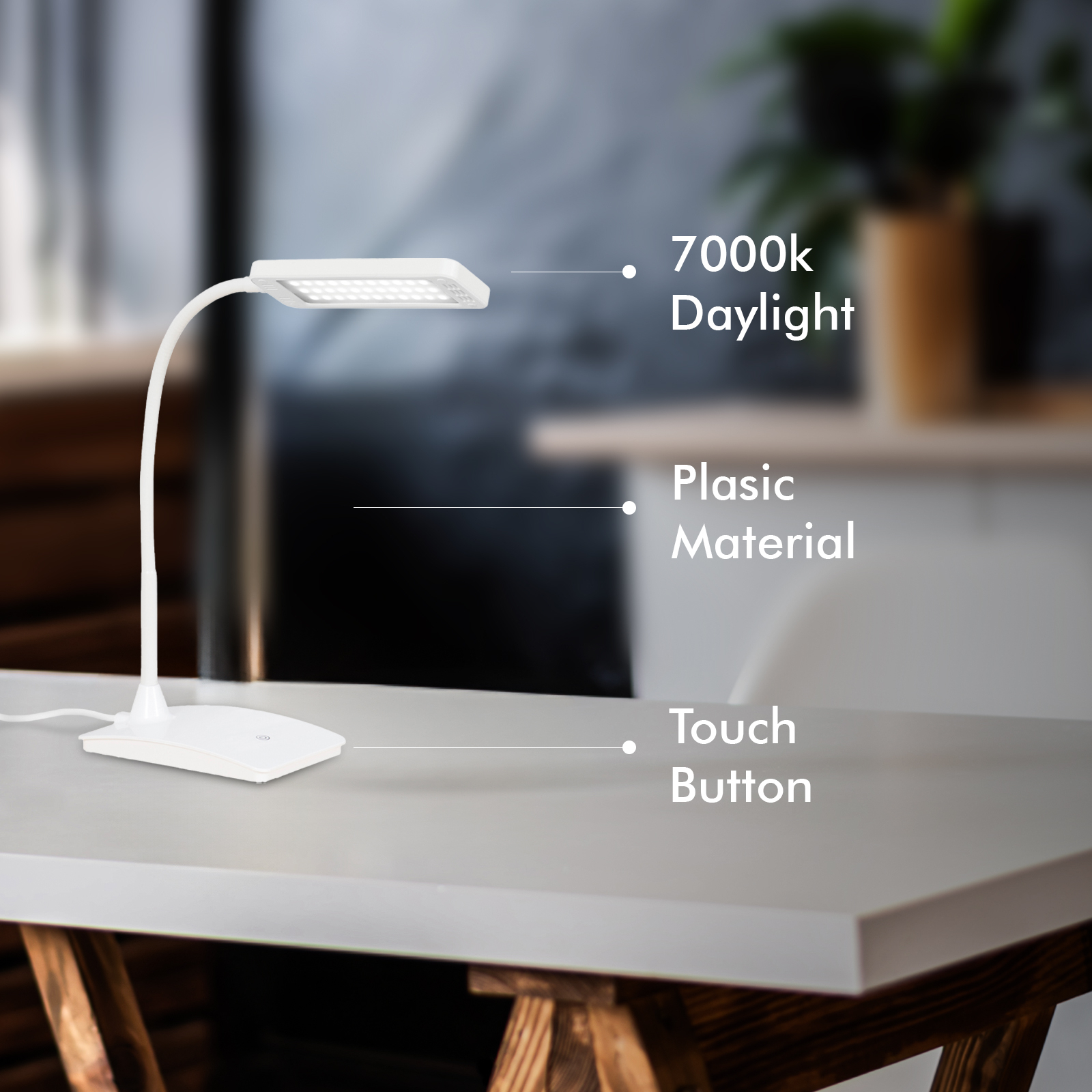 Verve Design 40cm 7W LED Aren Touch Lamp