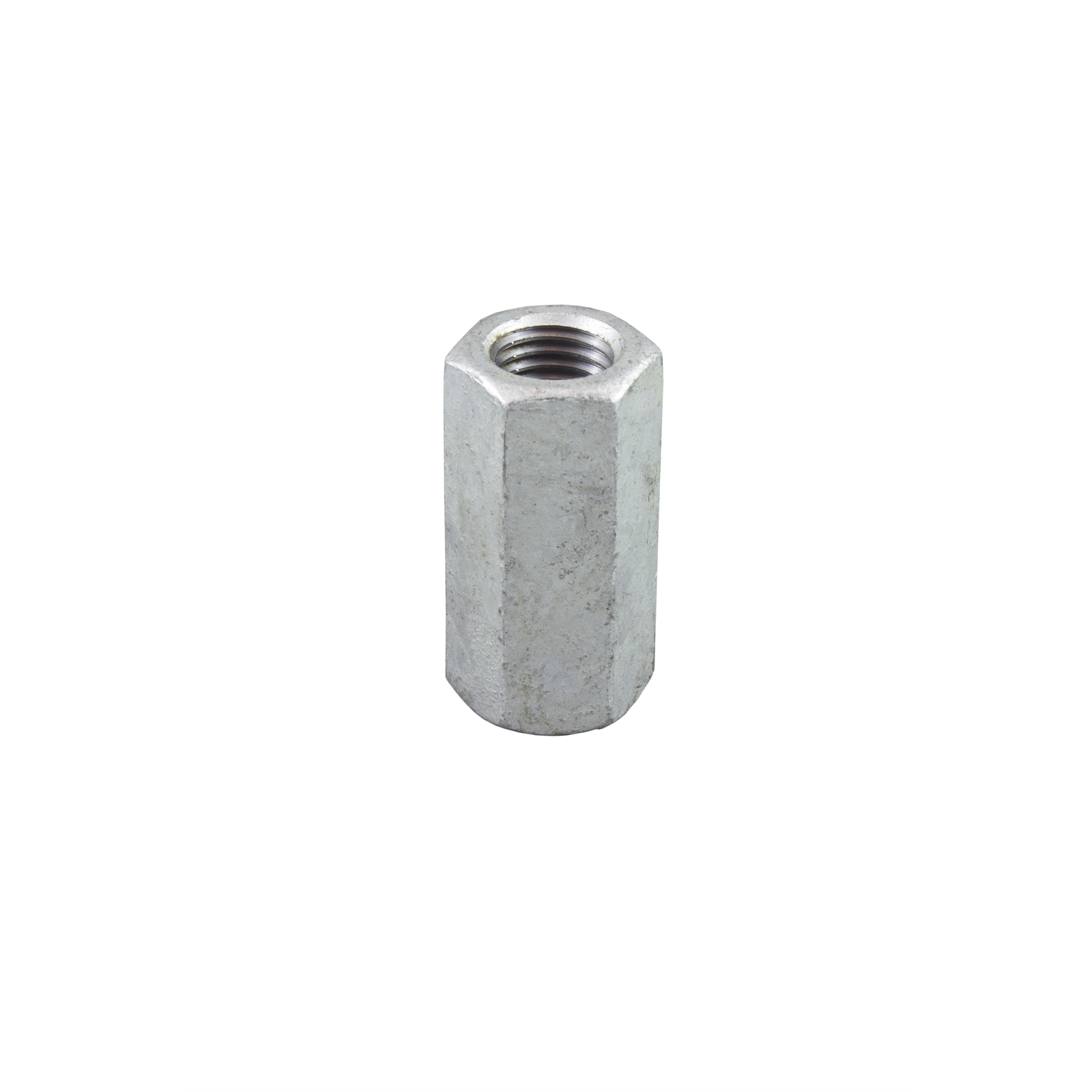 Hobson M16 Galvanised Hex Nut Coupler - 50 Box