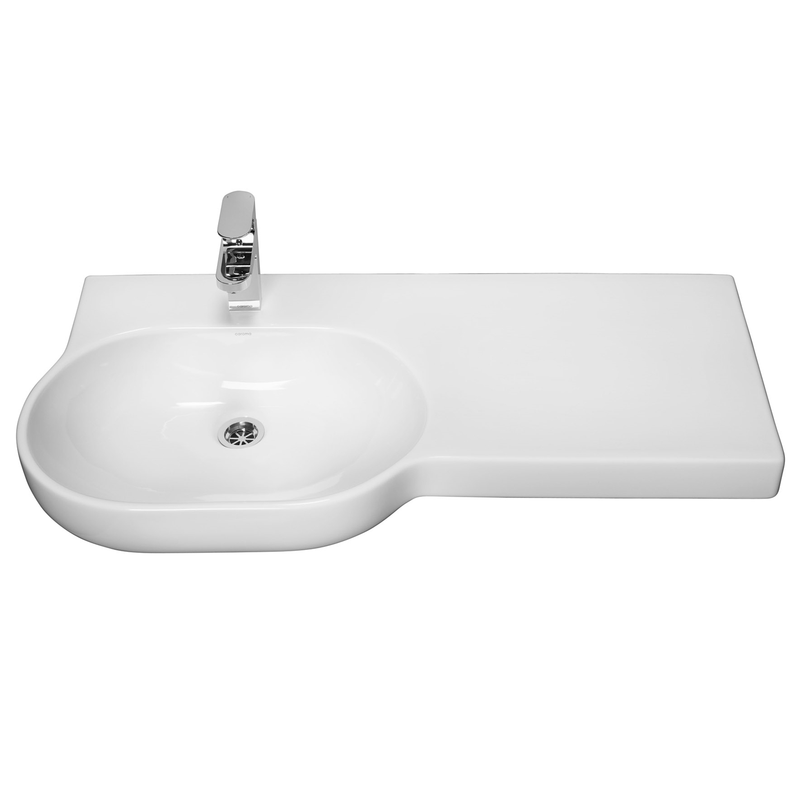 Caroma 920mm White Opal Wall Basin RH 1TH - NTH