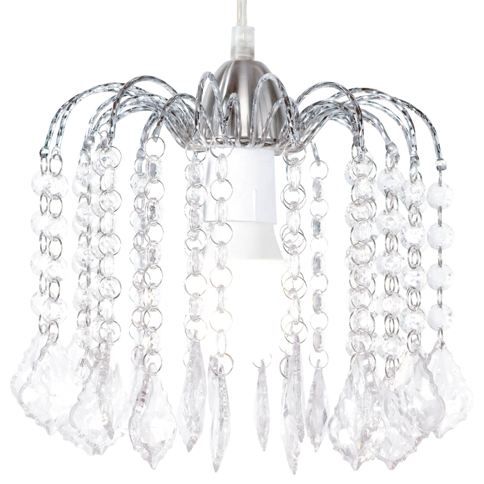 Brilliant 23cm Yalena Chrome Batten Fix Light