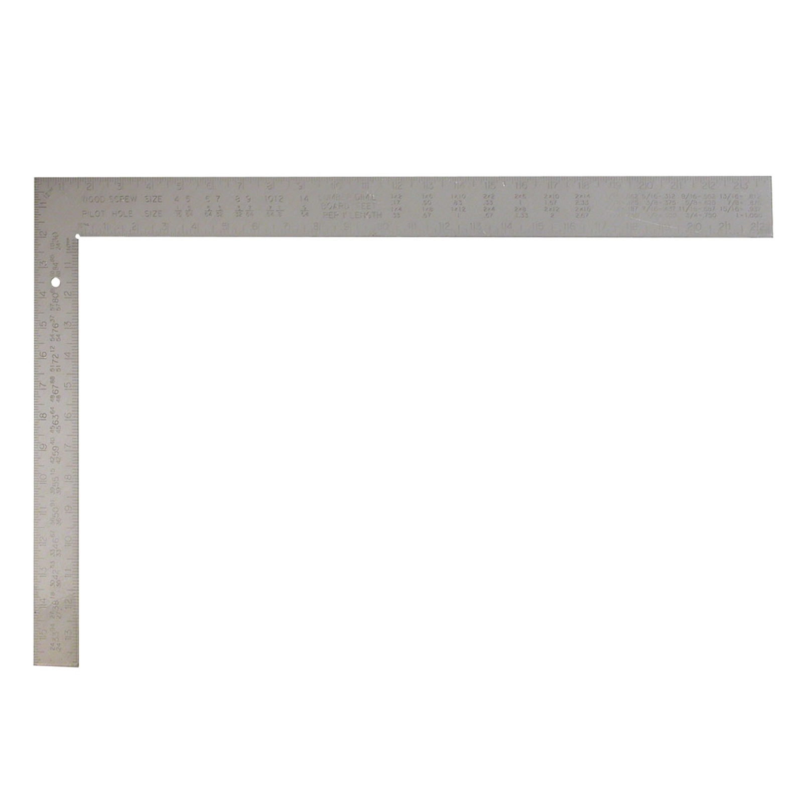 Empire 600mm x 400mm Steel Framing Square - Metric/ Imperial