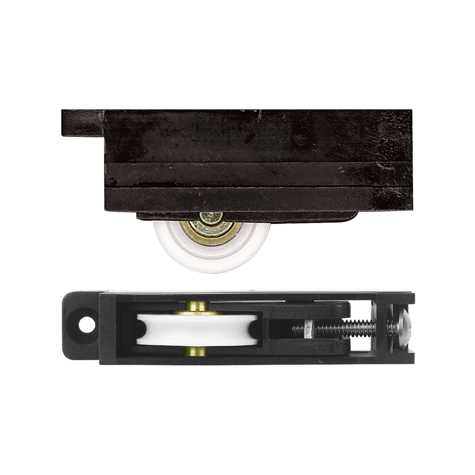 Rolltrak Adjustable Plastic Carriage And Acetal Roller