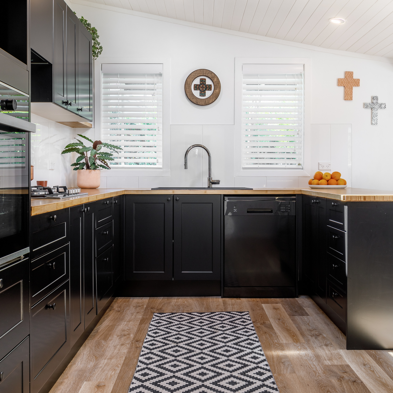 Kaboodle 900mm Black Olive Alpine 2 Drawer Panels