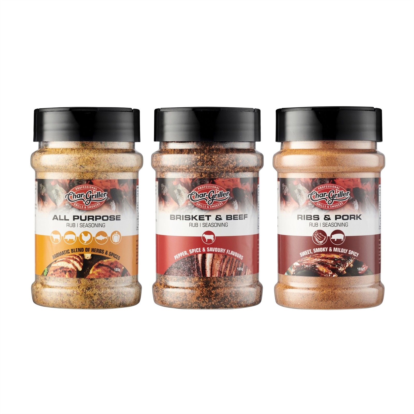 Char-Griller BBQ Rub - Brisket & Beef 185g