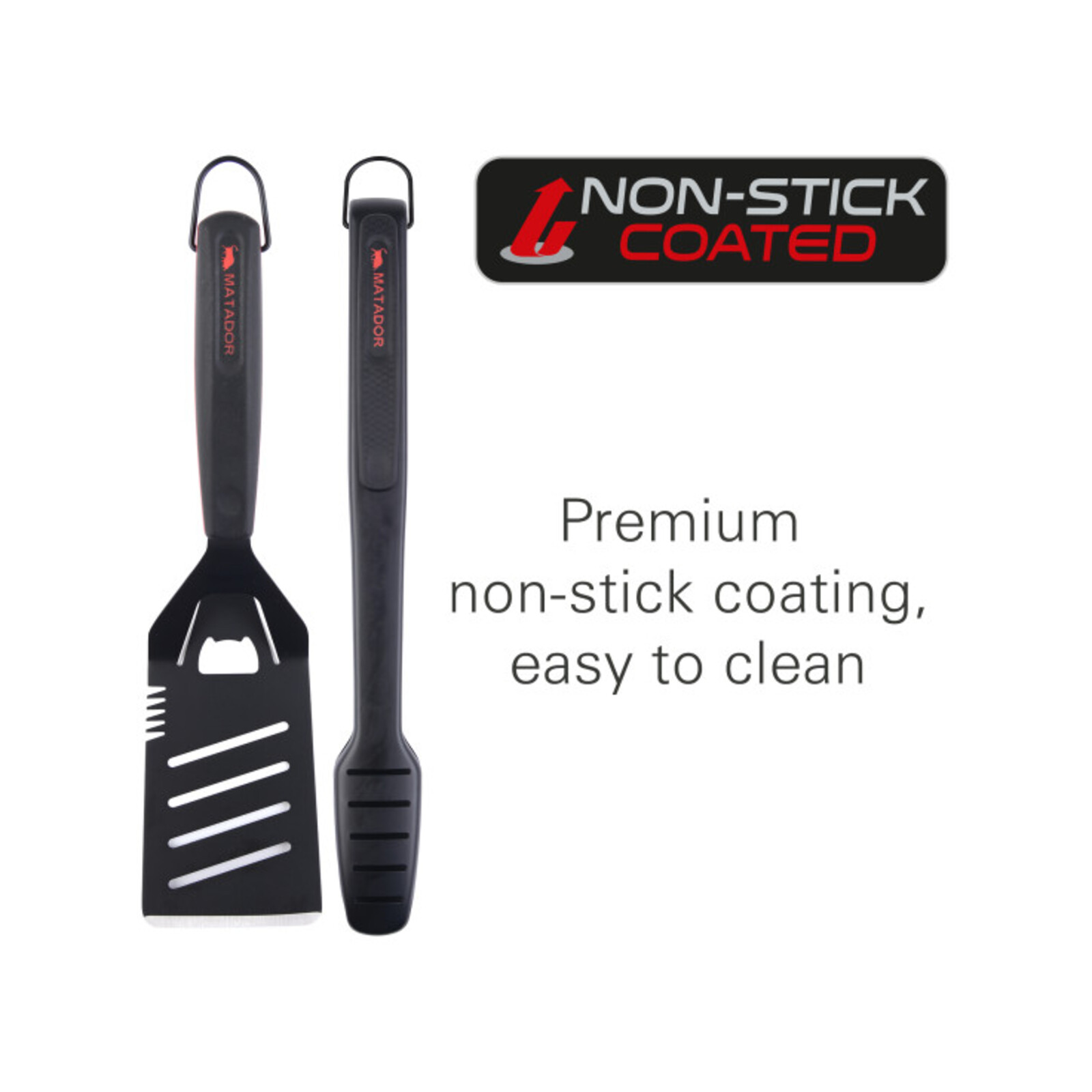 Matador BBQ Black Non-Stick Tool Set - 2 Piece Set 7 Matador BBQ Black Non-Stick Tool Set - 2 Piece Set