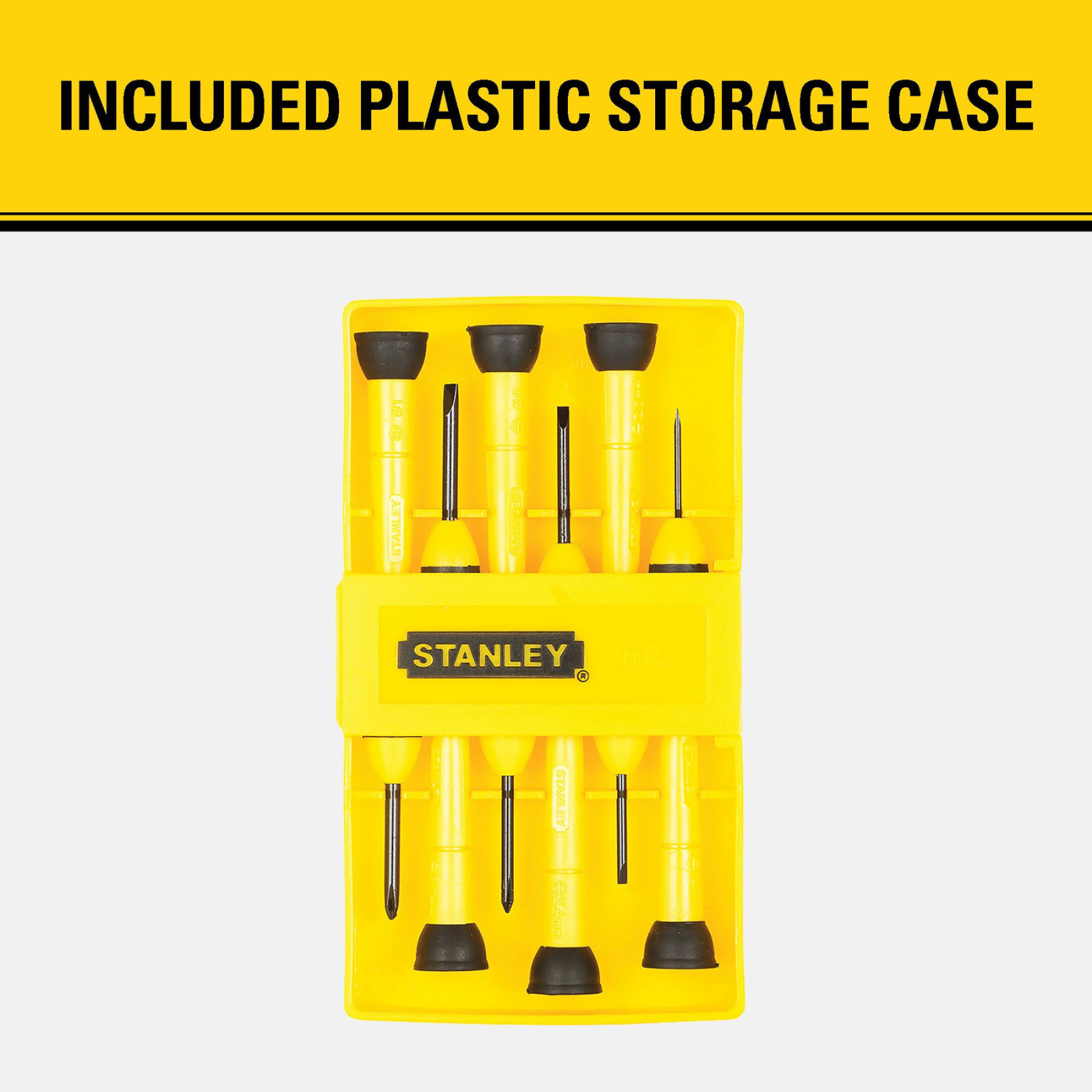 Stanley 6 Piece Precision Screwdriver Set 6 Stanley 6 Piece Precision Screwdriver Set