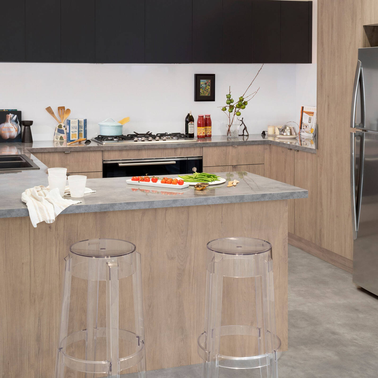 Kaboodle 600mm Maplenut Oven Tower Pack