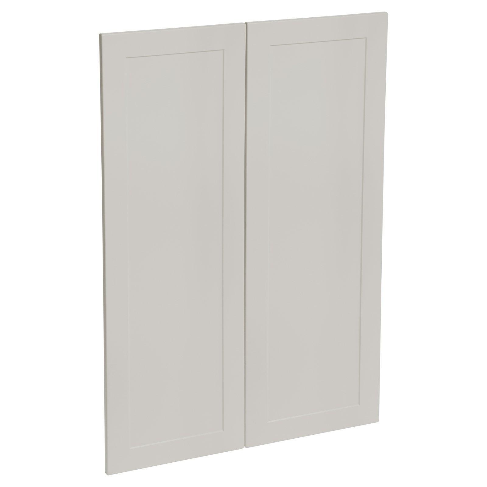Kaboodle 900mm Cremasala Medium Alpine Pantry Doors - 2 Pack