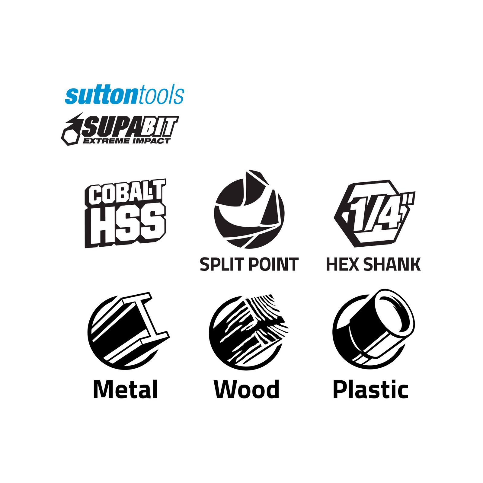Sutton Tools 12mm Supabit Impact Drill Bit