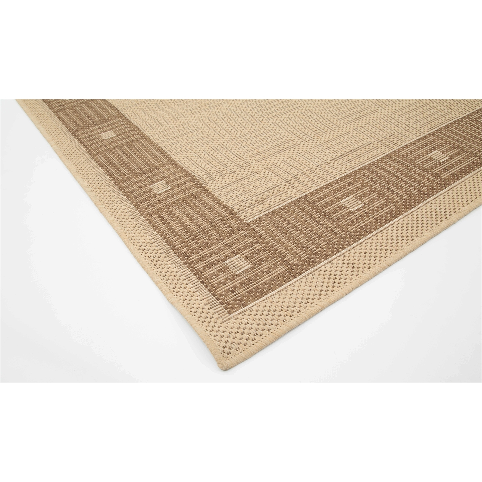 Hufflett 200 x 285cm Bone Border Ceduna Polypropylene Flat Weave Rug 3 Hufflett 200 x 285cm Bone Border Ceduna Polypropylene Flat Weave Rug