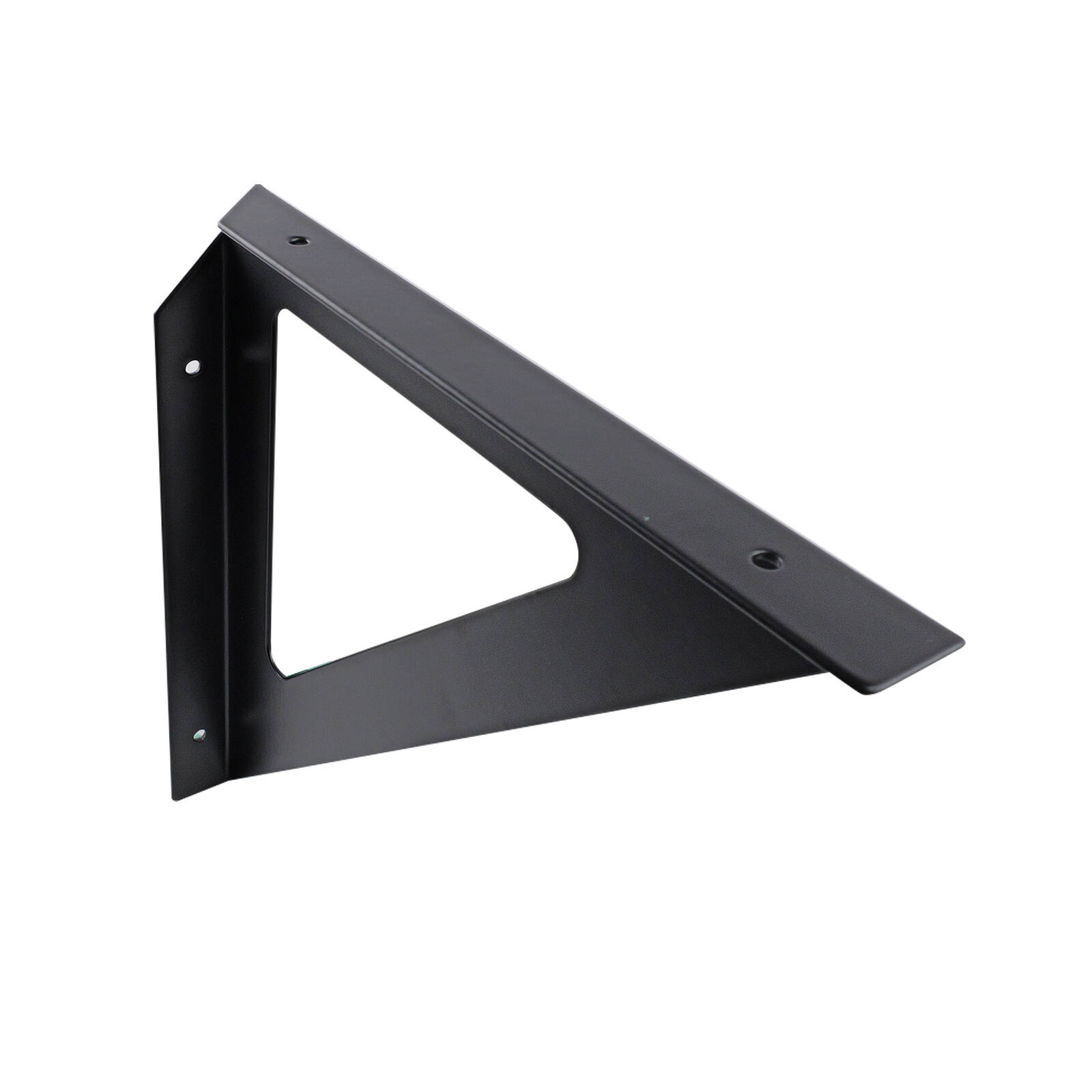 Carinya 240 x 240mm Black Triangle Stayed Bracket