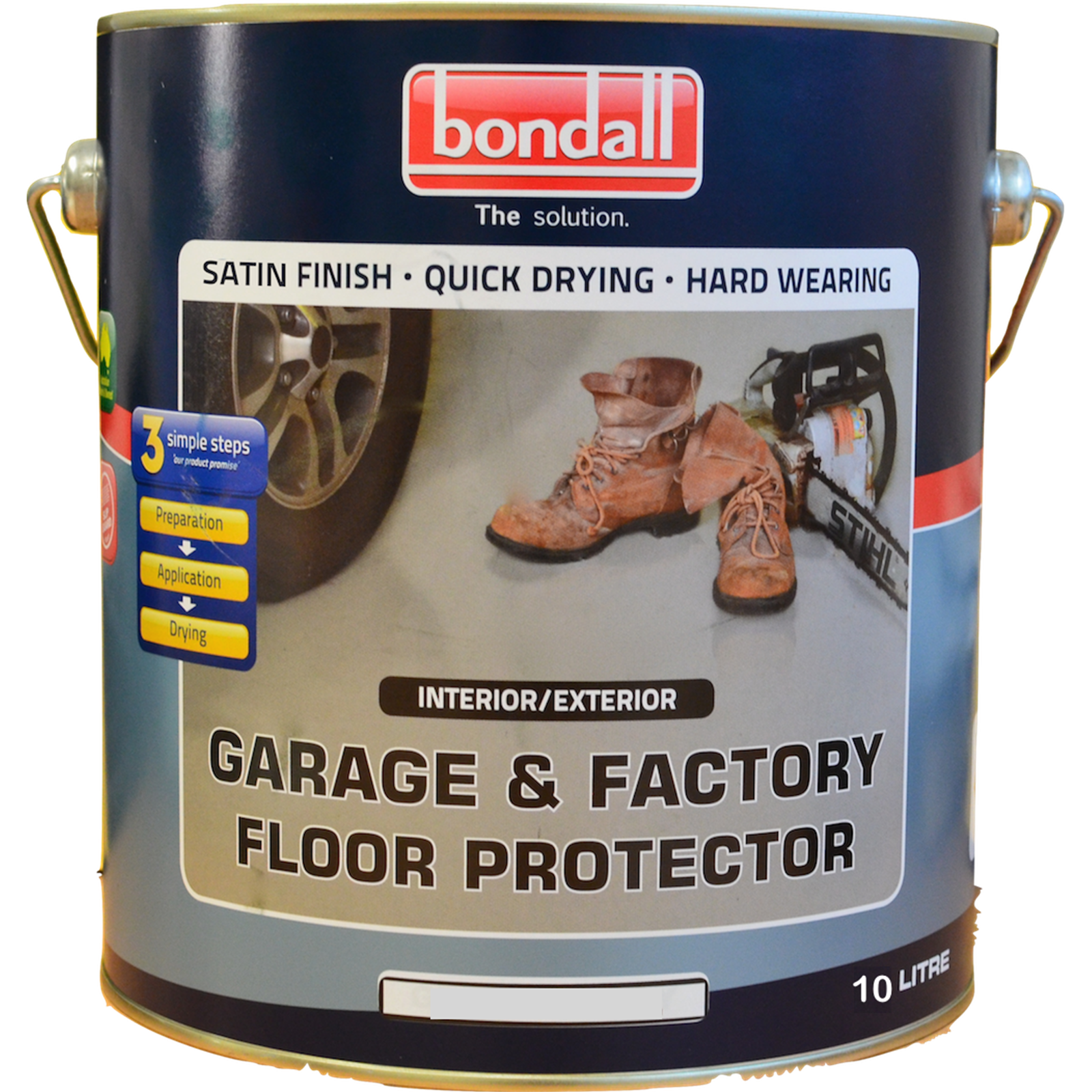 Garage & Factory Floor Protector 10L Charcoal