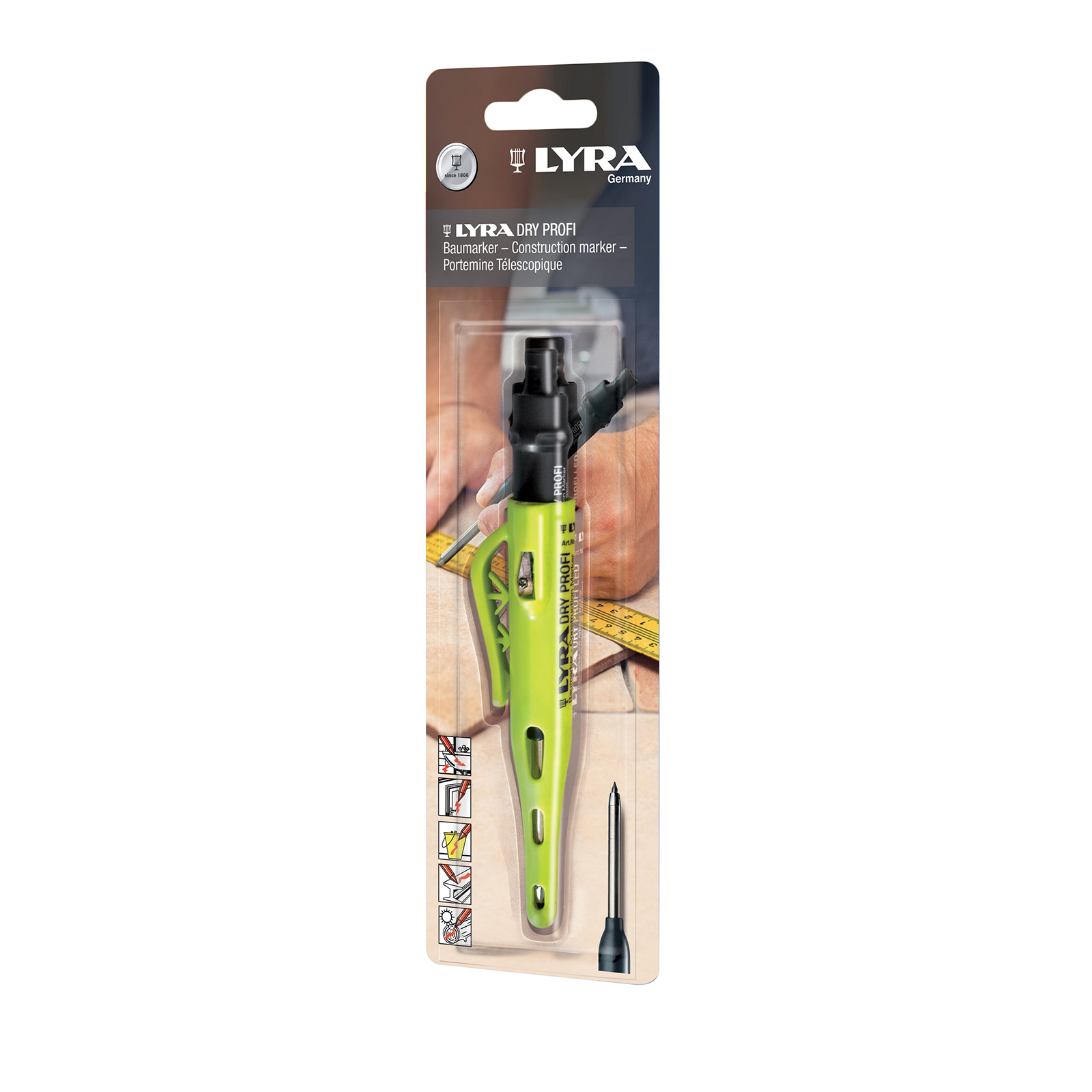 Lyra 2B Lead Carpenters Pencil