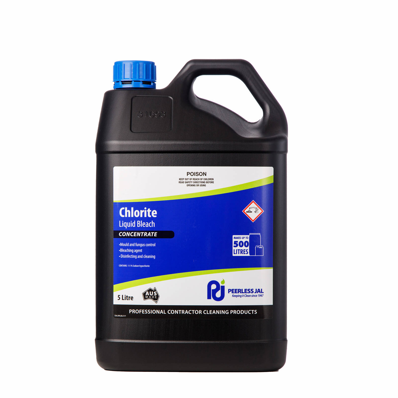 Peerless JAL 5L Chlorite Liquid Bleach