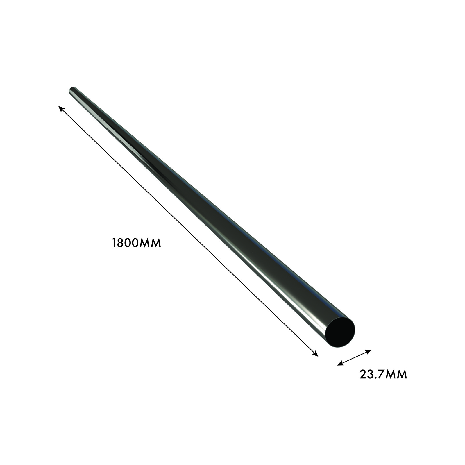 Flexi Storage Home Solutions 1800mm Stainless Steel Hanging Rod