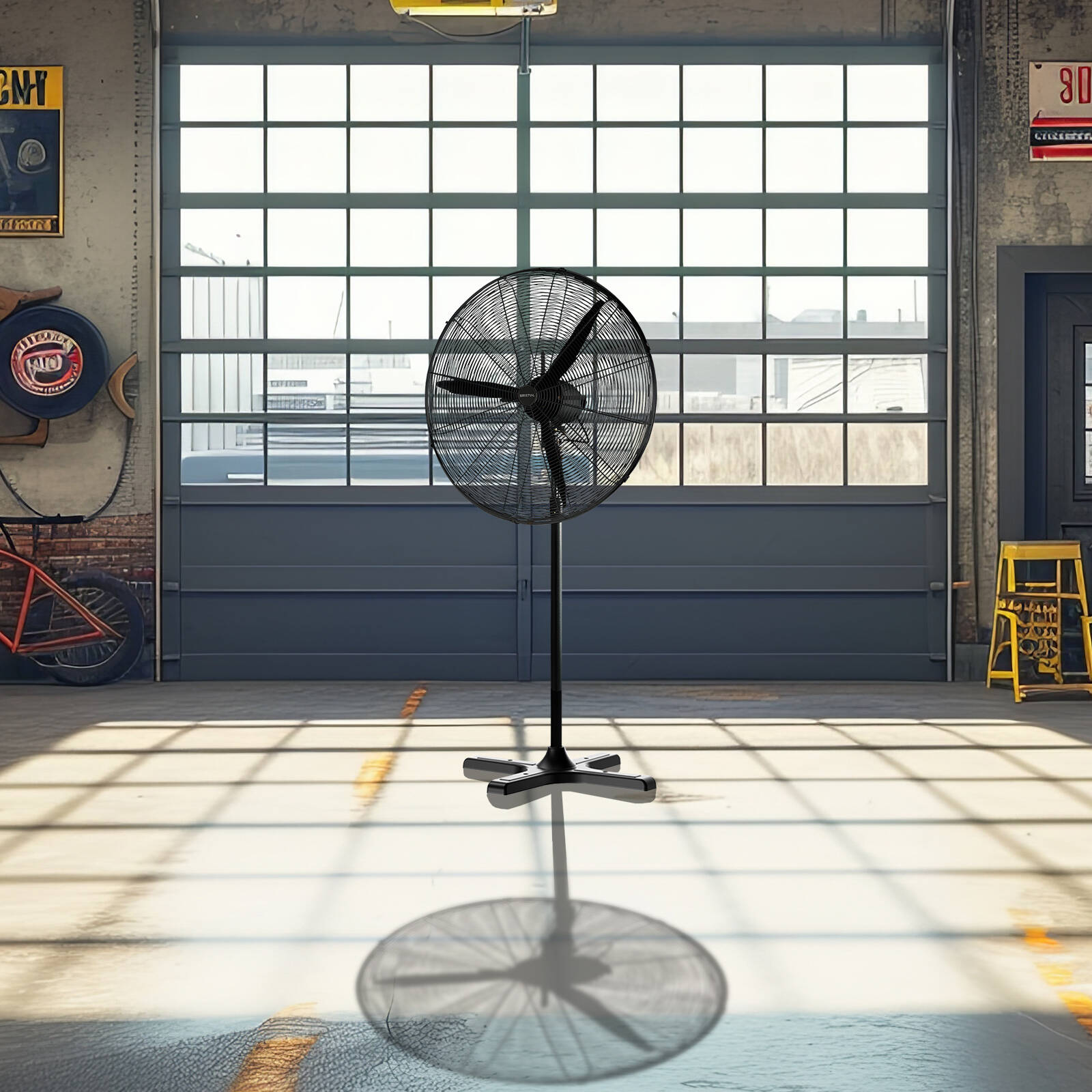 Bristol 750mm Industrial Pedestal Fan