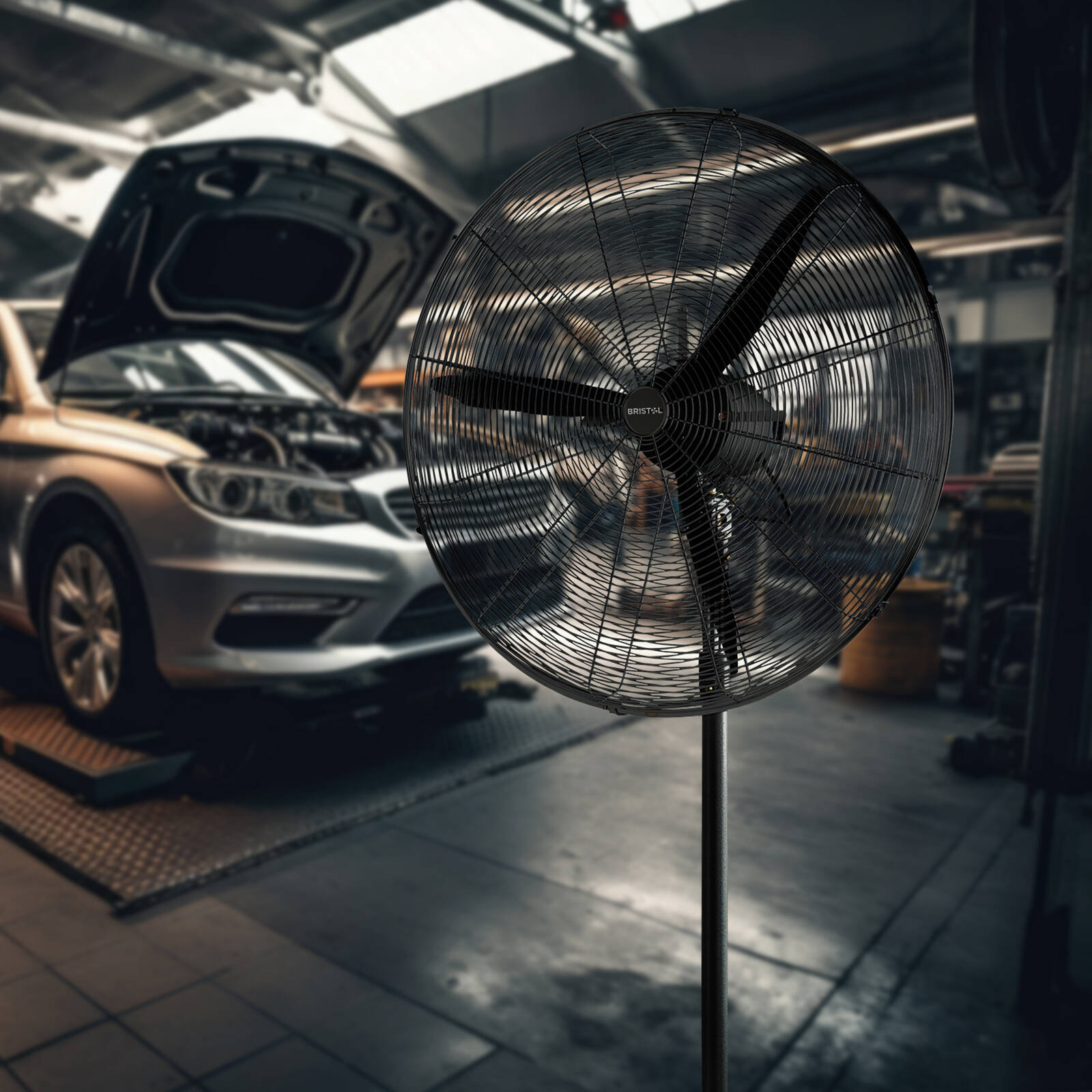 Bristol 750mm Industrial Pedestal Fan 4 Bristol 750mm Industrial Pedestal Fan