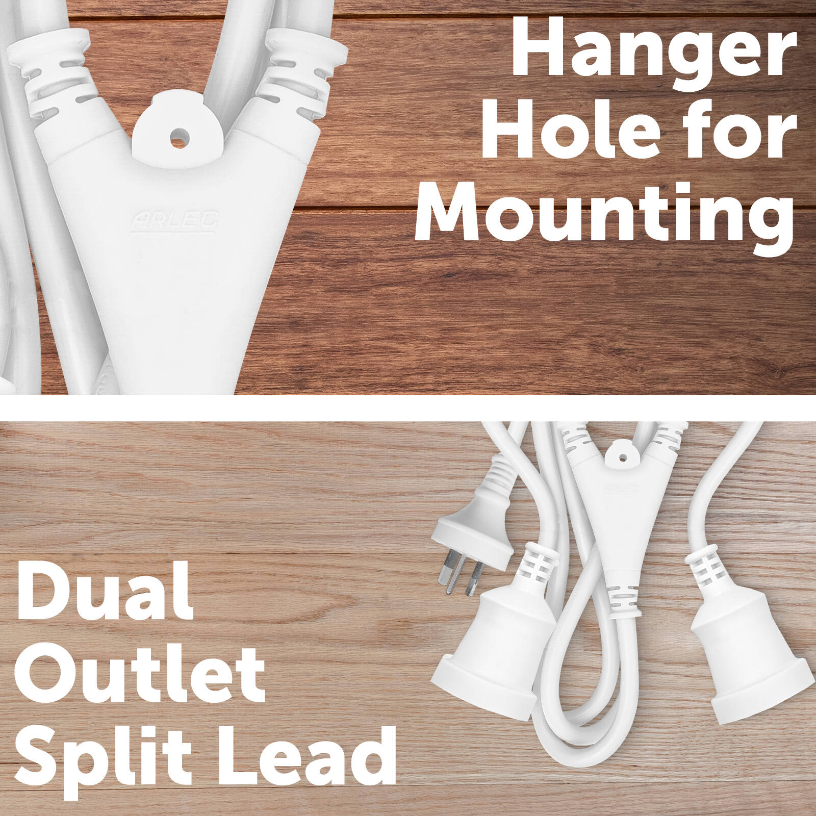 Arlec 1.8m Domestic Dual Outlet Split Extension Lead 4 Arlec 1.8m Domestic Dual Outlet Split Extension Lead