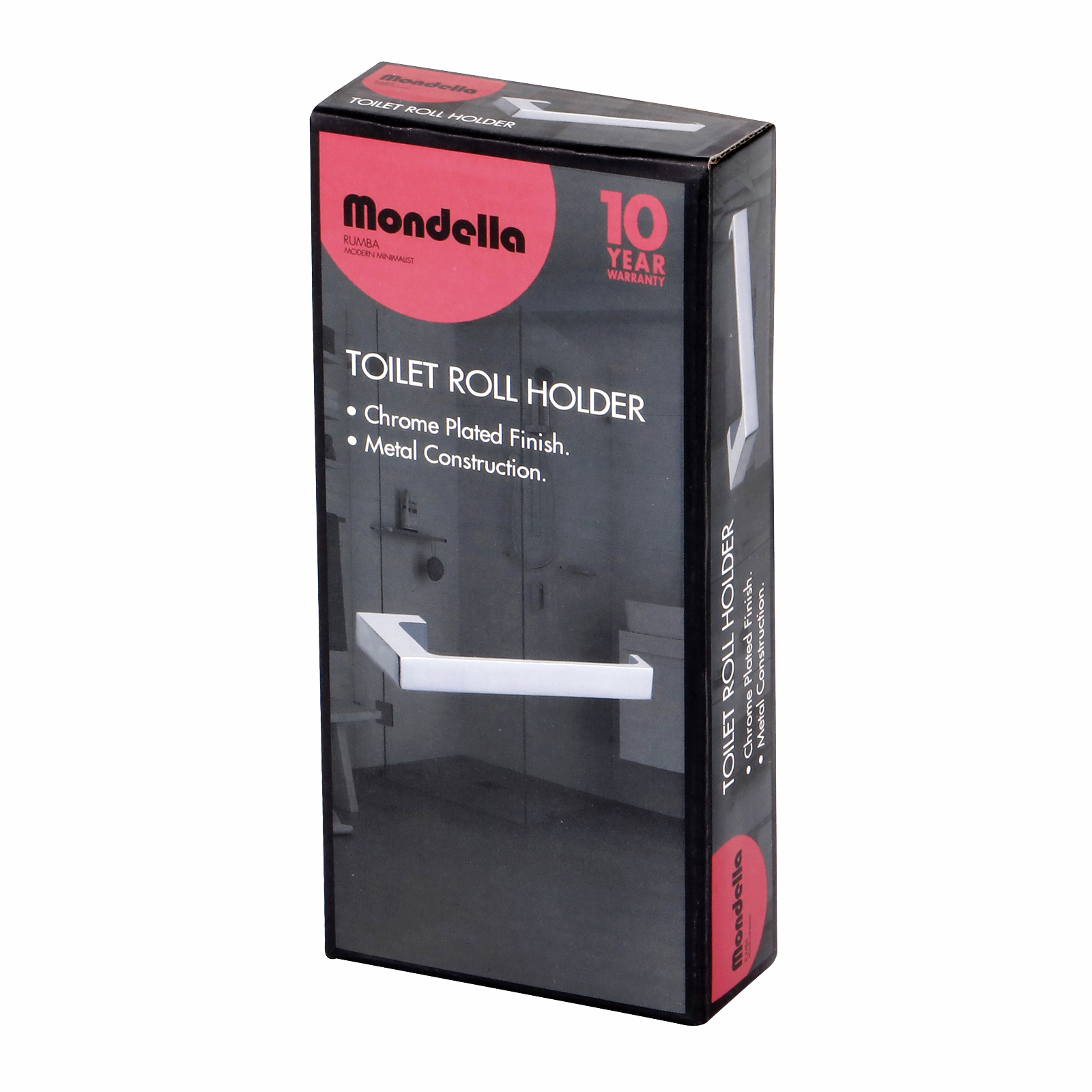 Mondella Chrome Rumba Toilet Roll Holder - Chrome 3 Mondella Chrome Rumba Toilet Roll Holder - Chrome