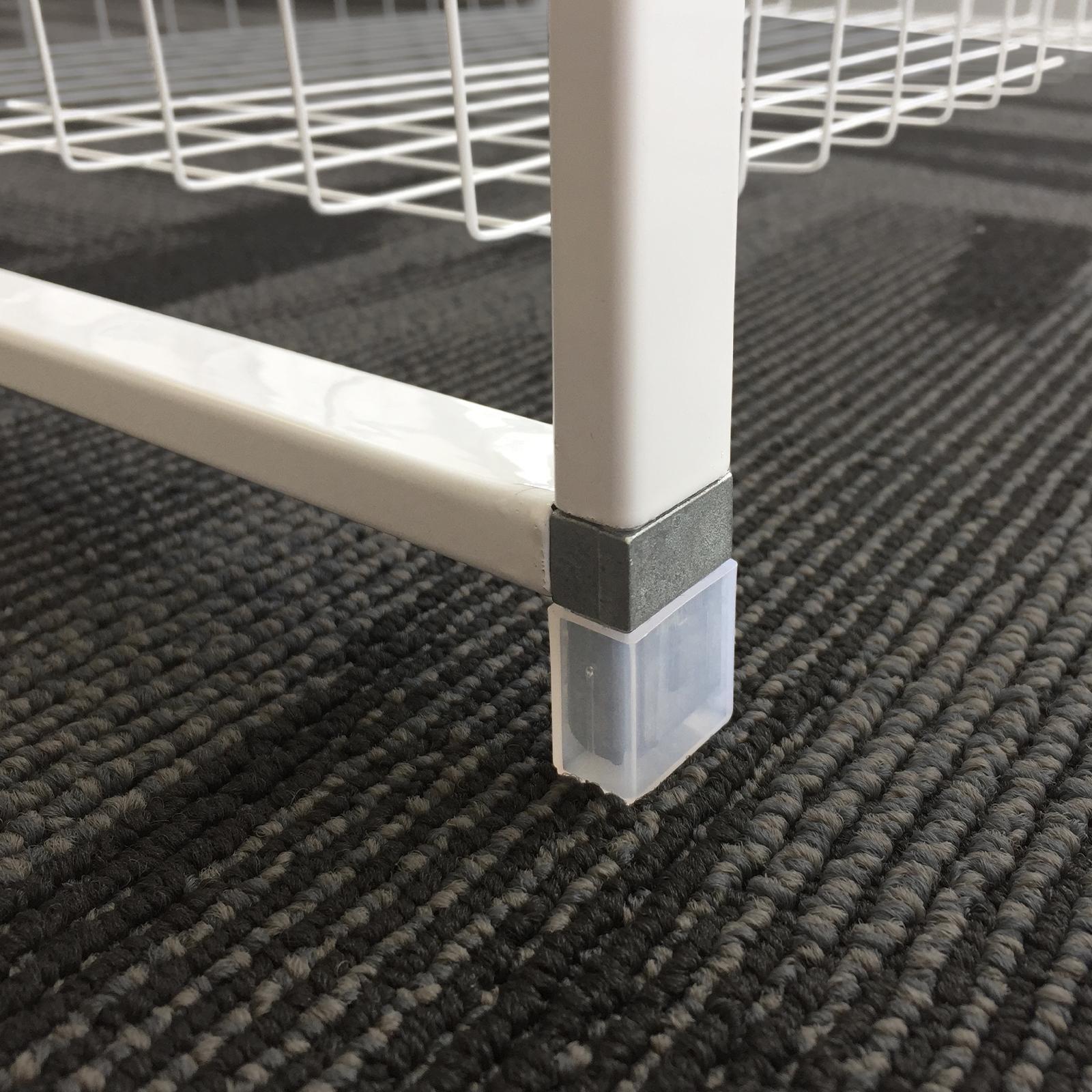 Flexi Storage Home Solutions White Basket Frame Feet - 4 Pack