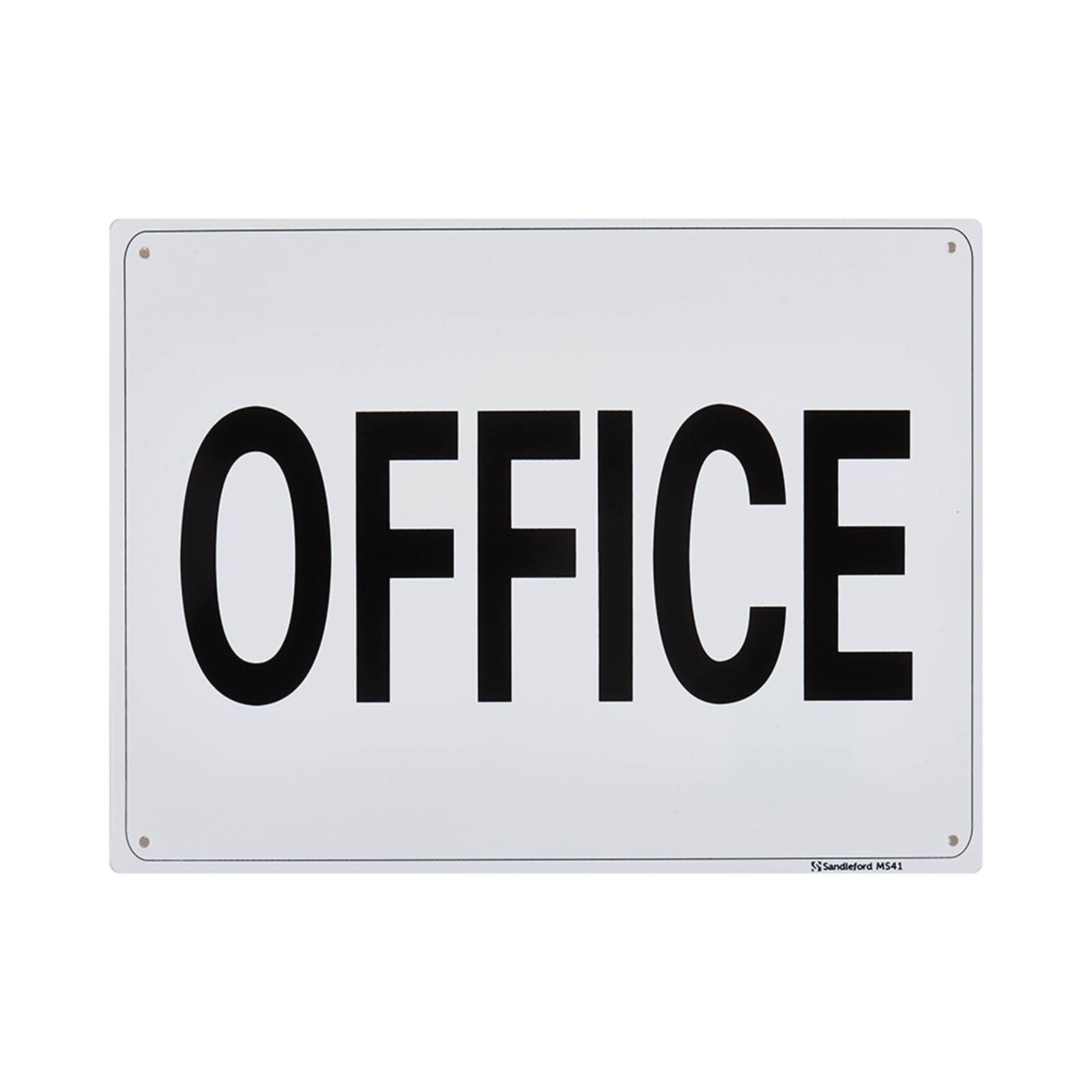 Sandleford 300 x 225mm Office Plastic Sign