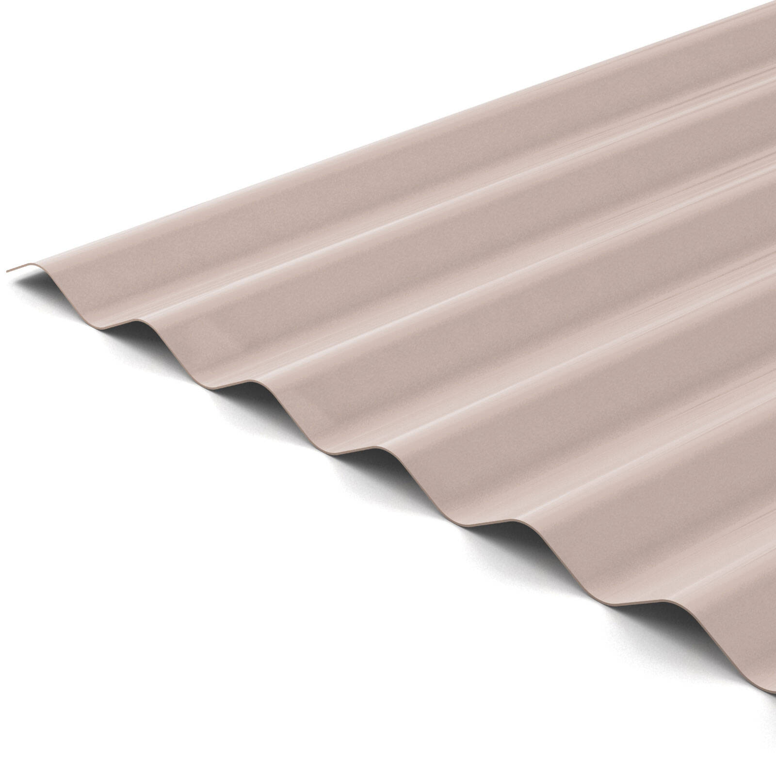 Suntuf 2400 x 660 x 18mm Beige Cooltop Corrugated PVC